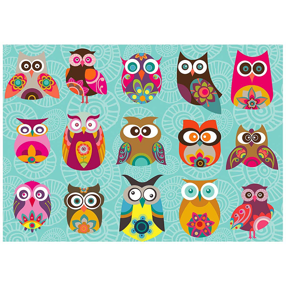 Multi Owls 500 Parça Puzzle