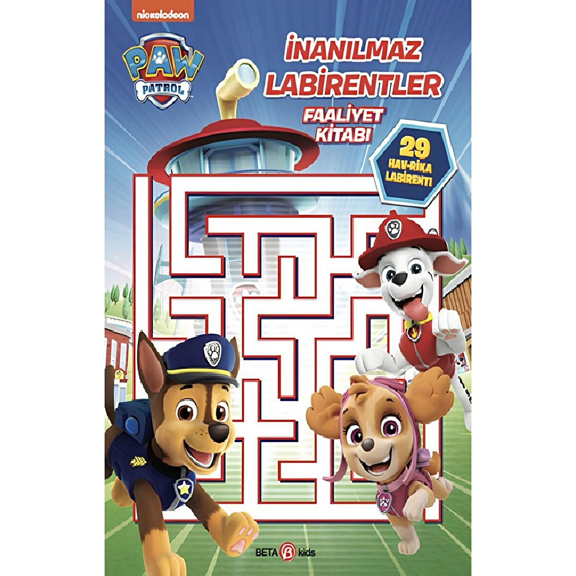 Paw Patrol İnanılmaz Labirentler Faaliyet Kitabı Eğitici Çocuk Kitabı