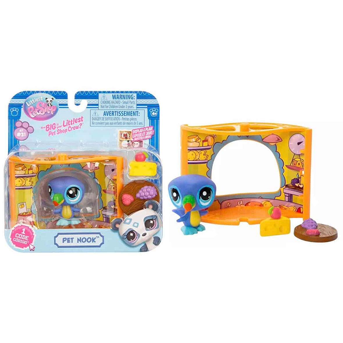 Littlest Pet Shop Miniş ve Temalı Oyun Köşesi - Kuş