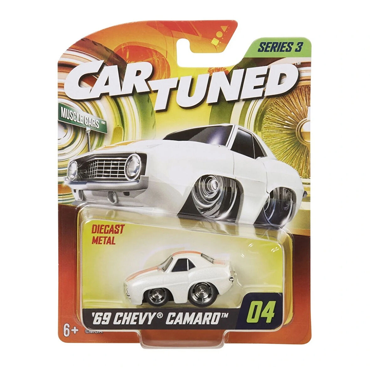 CarTuned S3 1969 Chevy Camaro - Beyaz Muscle Araba