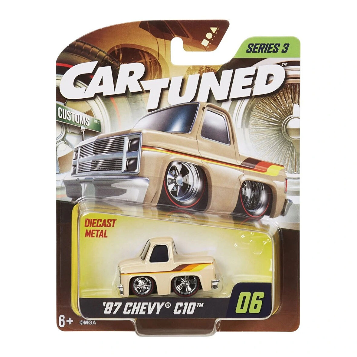 CarTuned S3 1987 Chevy C10 - Krem Rengi Custom Araba