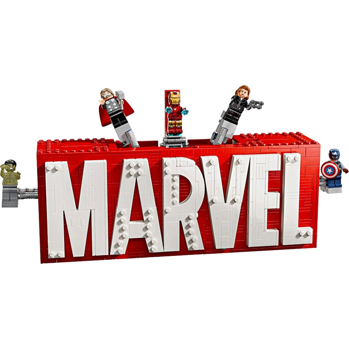 LEGO Marvel MARVEL Logosu ve Minifigürleri 76313