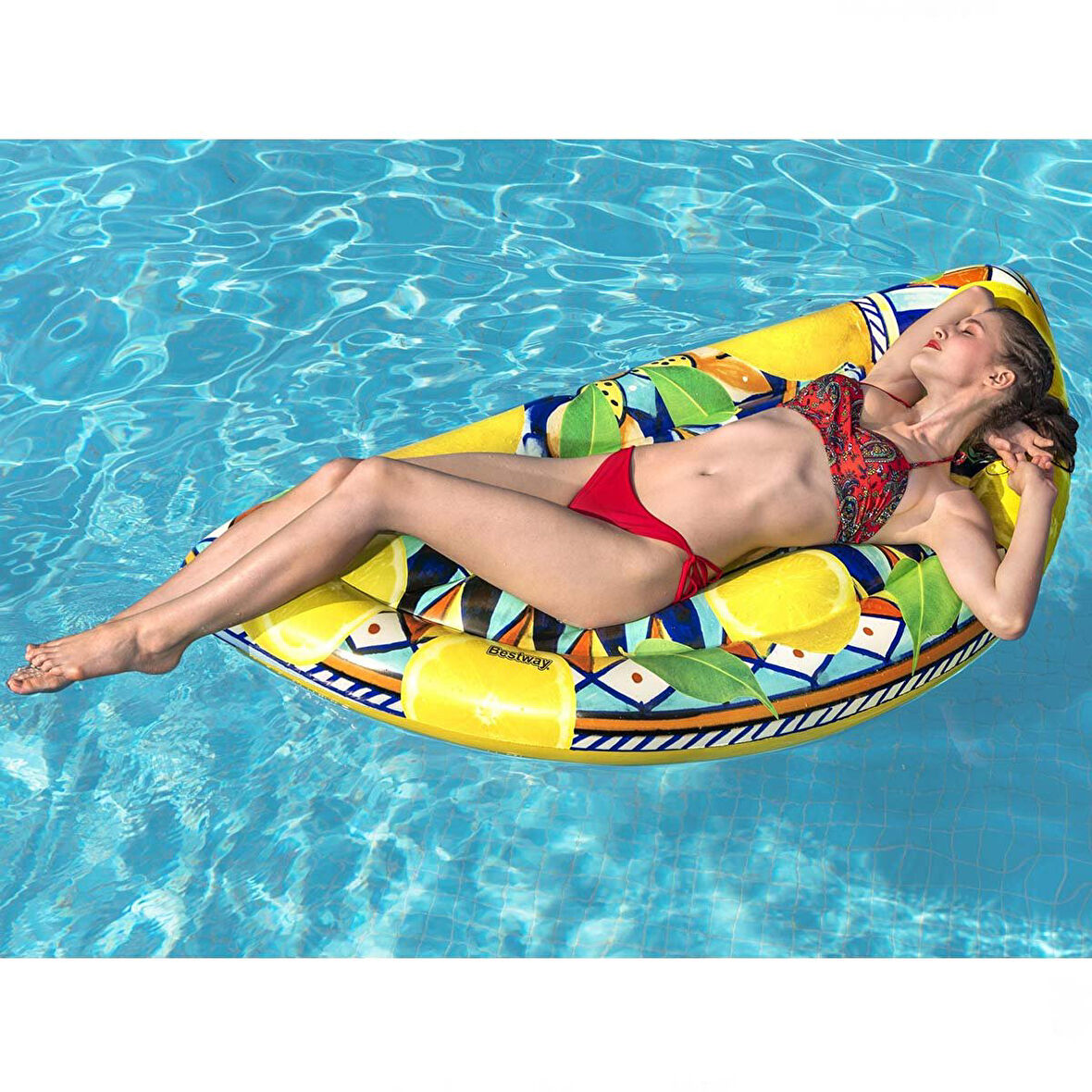 Limon Desenli Deniz Havuz Yatağı 171 x 89 cm 43364