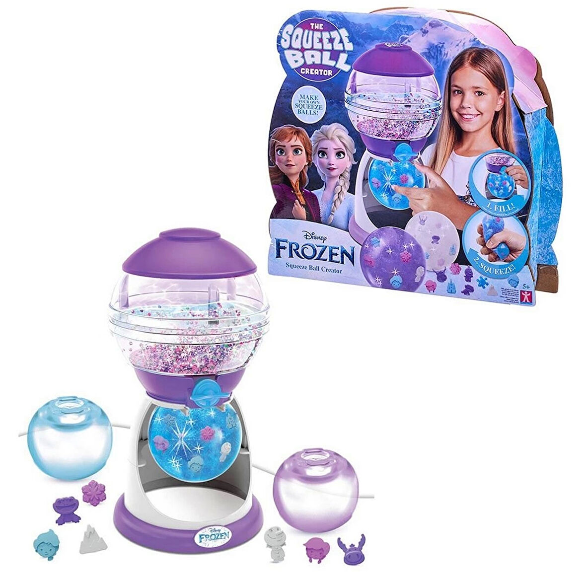 The Squeez Ball Maker Frozen Temalı Squishy - Kendinize Özel Squishy Yapma Istasyonu Oyun Seti
