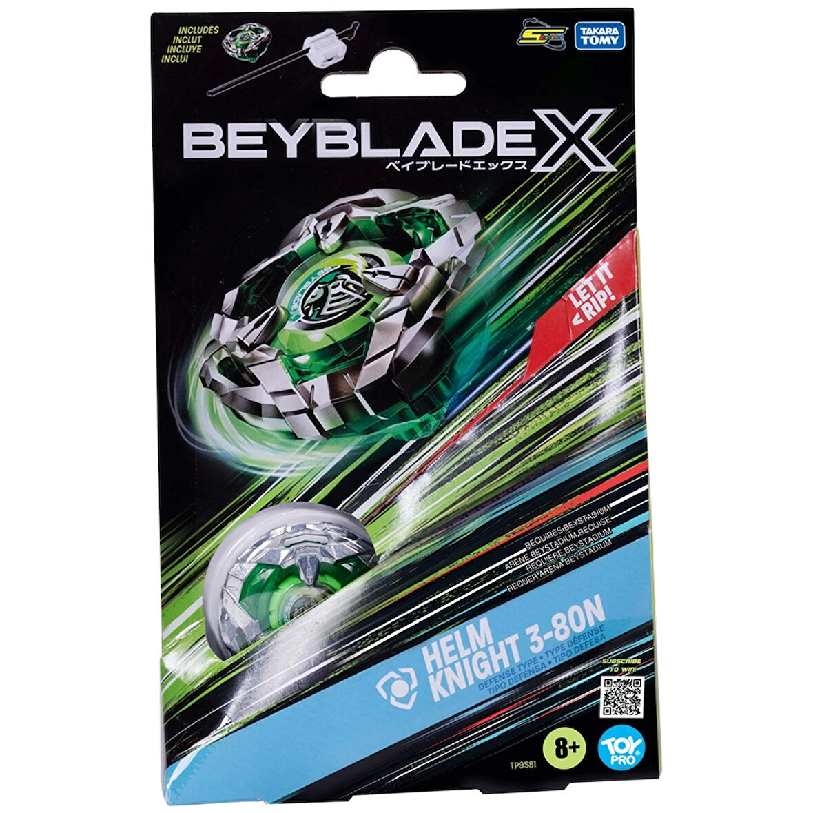 Beyblade 1'li Set Helm Knight 3-80N