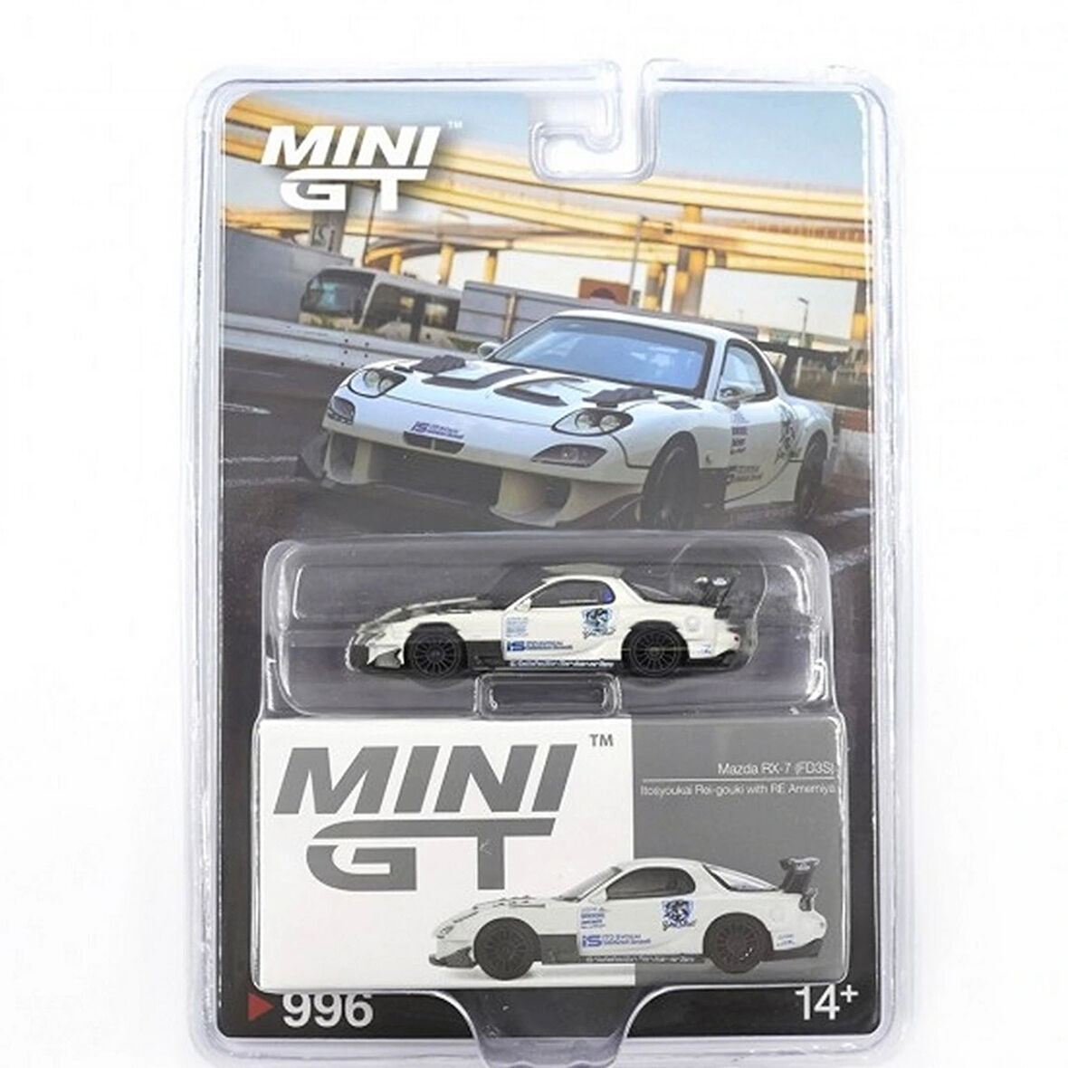 Mini GT 1/64 Mazda RX 7 FD3S Itosyouka REI Gouki With RE