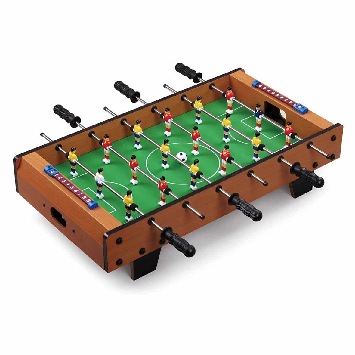 Masaüstü Portatif Taşınabilir Ahşap Büyük Boy Futbol Langırt Oyun Seti 70X37X16.8CM