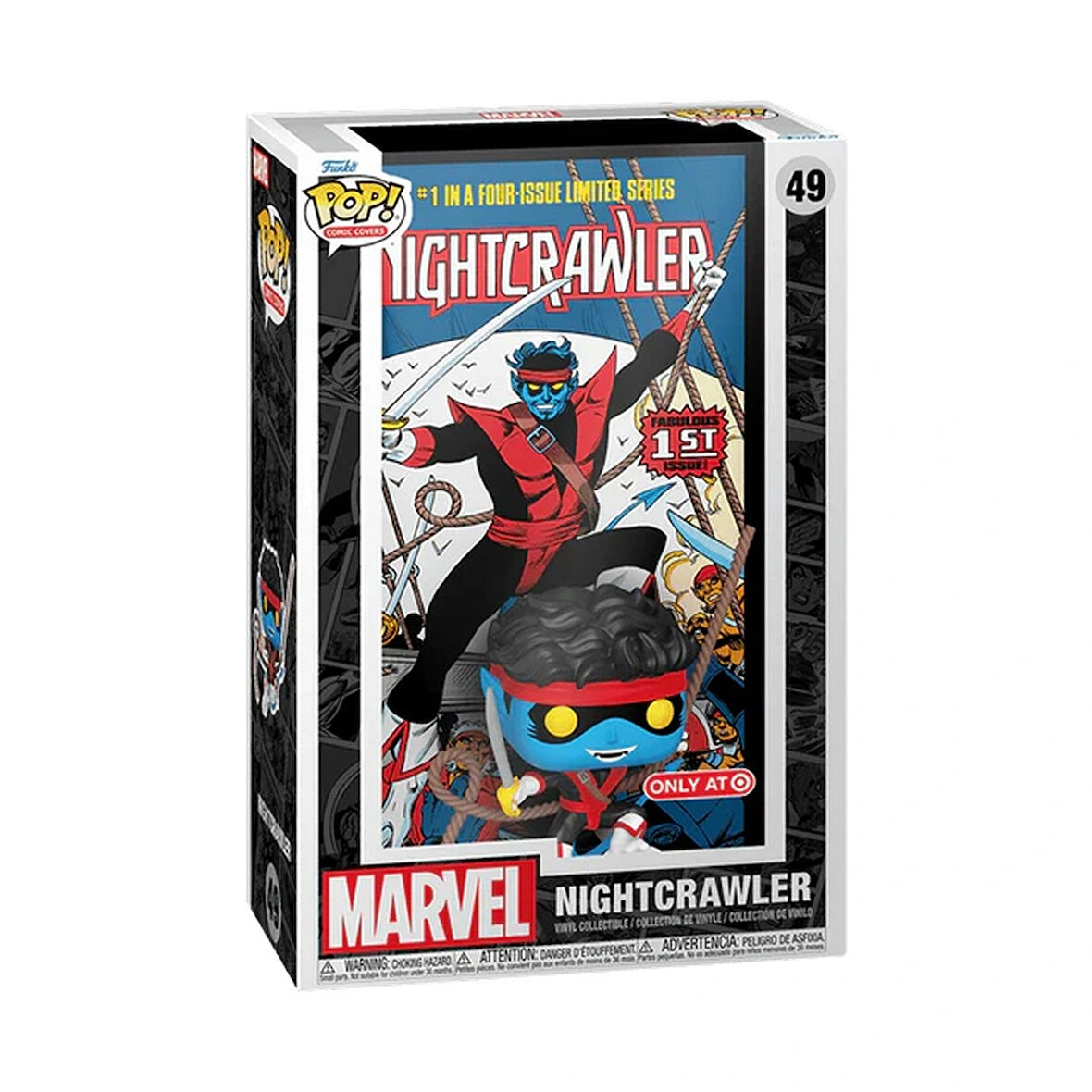 Funko POP Comic Cover: Marvel - Nightcrawler Exclusive