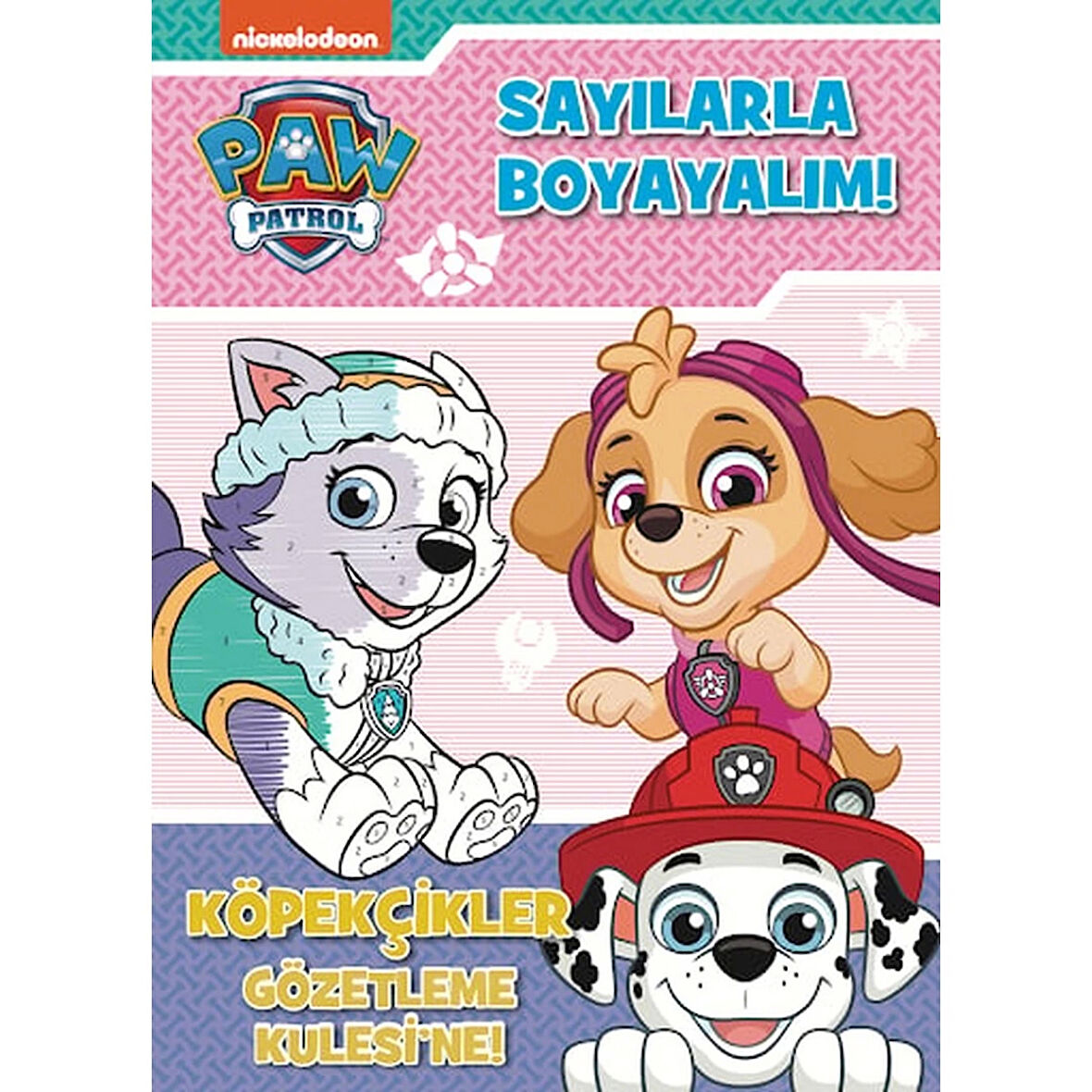 Paw Patrol Sayılarla Boyayalım! Eğitici Çocuk Kitabı