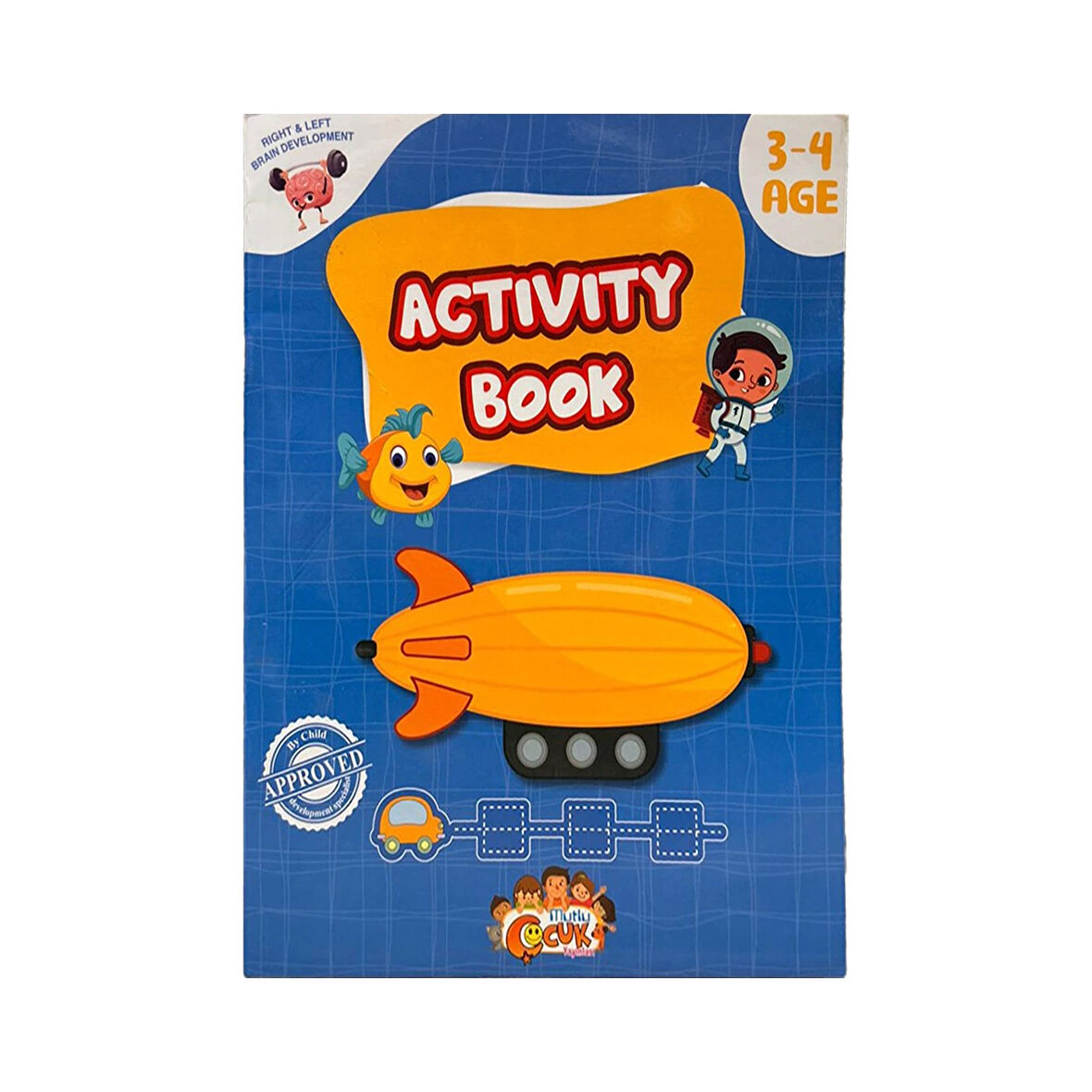 Activity Book 3-4 Yaş Eğitici Çocuk Kitabı