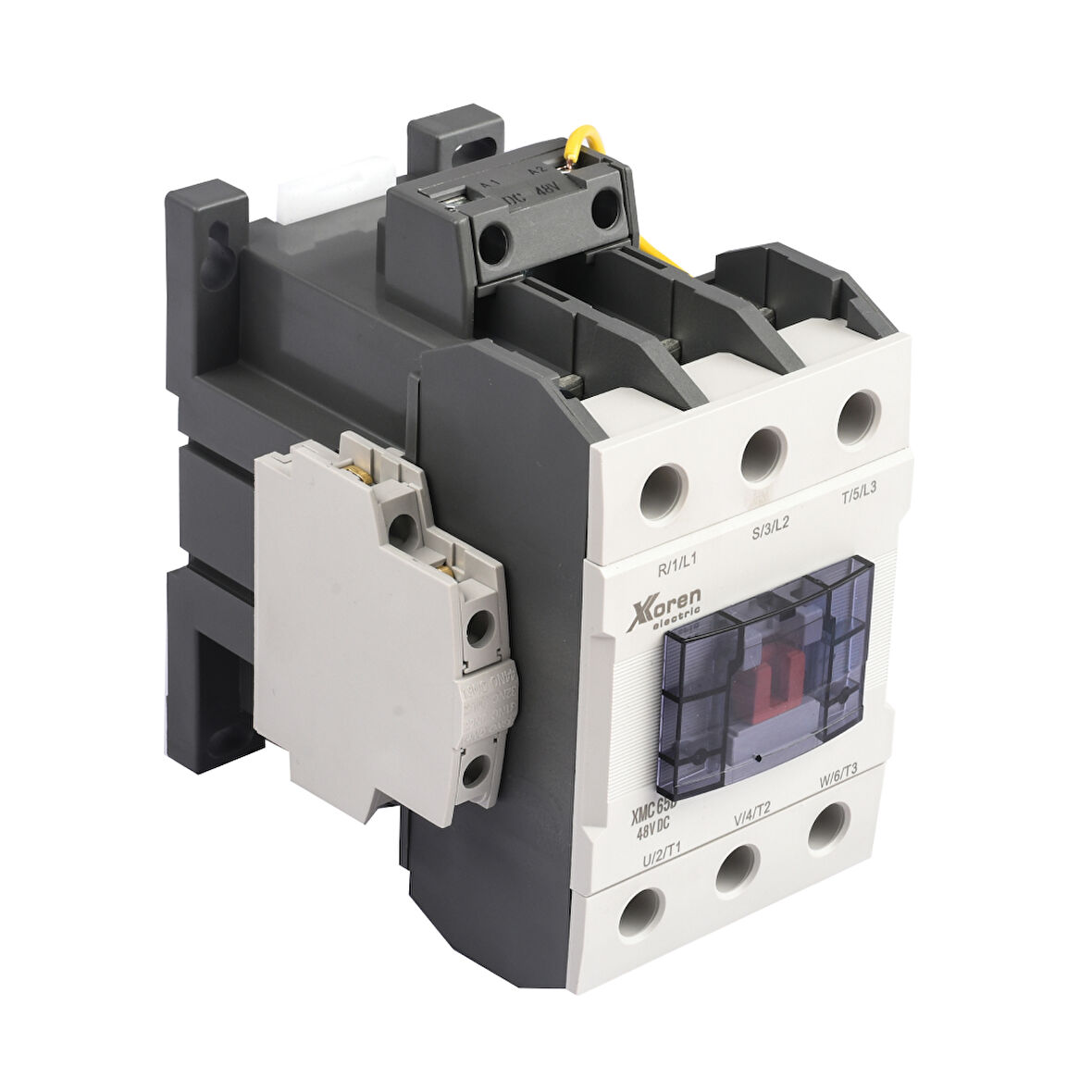 XKoren 85A 3 Kutup DC Tip 48V 45kW 2NO-2NC 85 Kasa Güç Kontaktörü