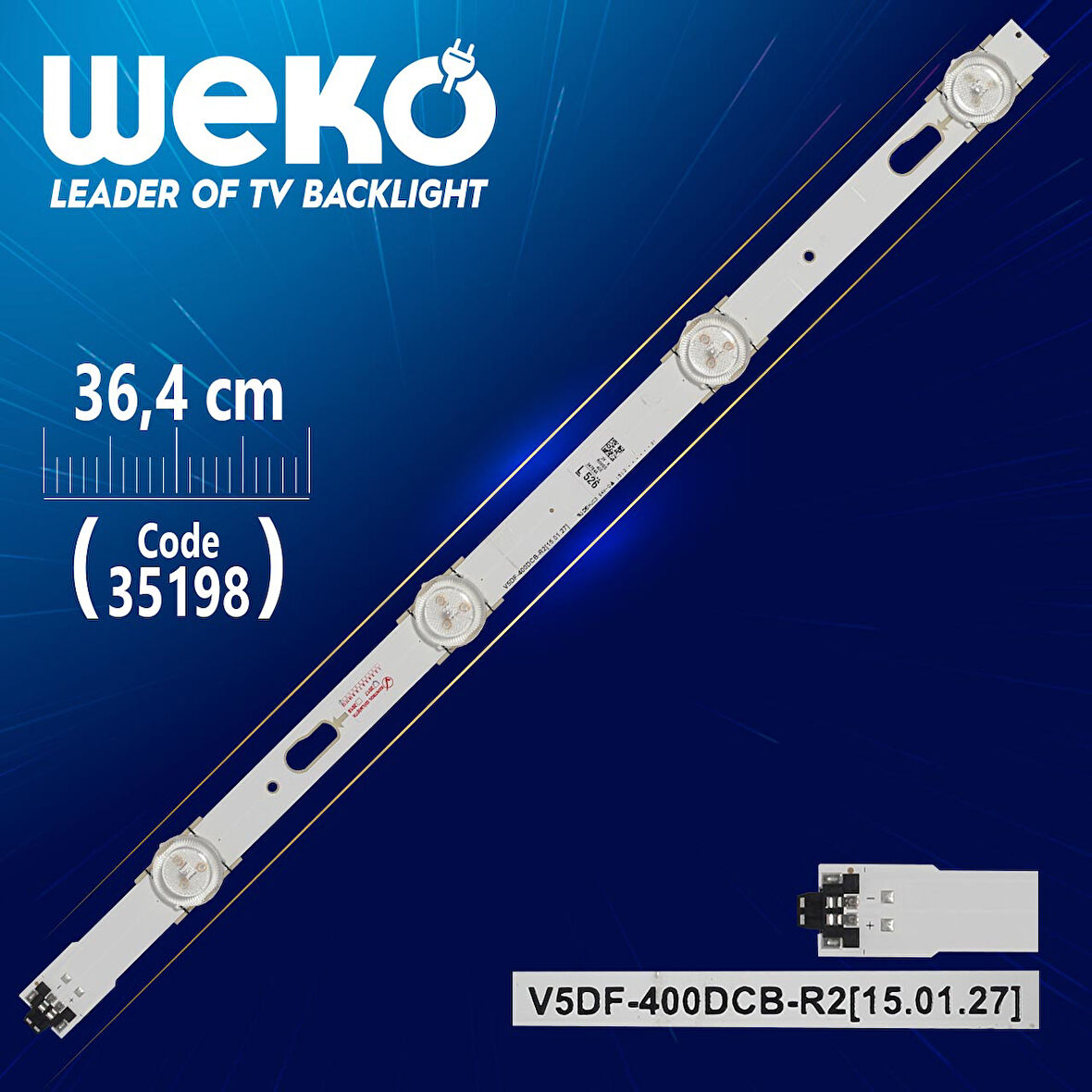 V5DF-400DCB-R2 - 36.4 CM 4 LEDLİ -