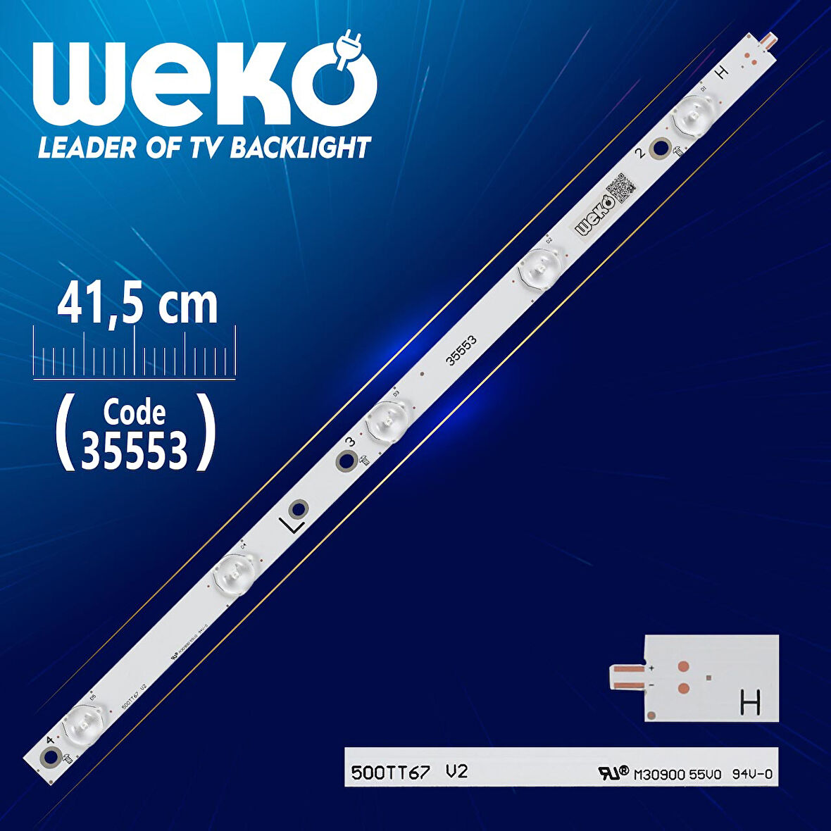 SX-11800729A0 -2B554-0-A-54F-2766 L - 500TT67 V2 - 5 LEDLİ 41.5 CM -