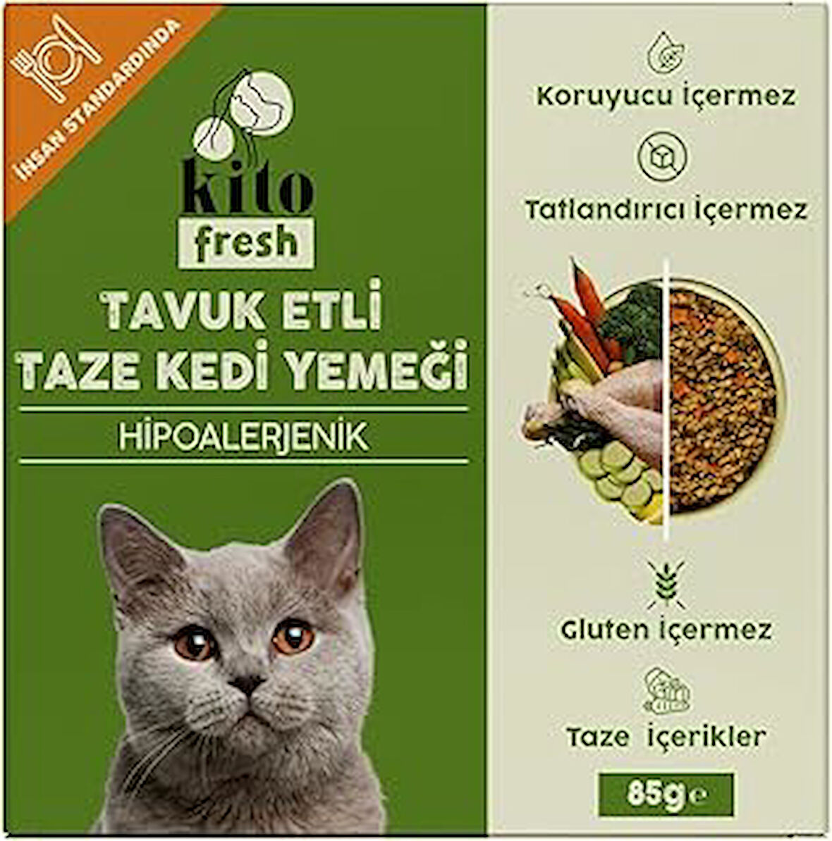 Kito Fresh Tavuk Etli Kedi Yemeği