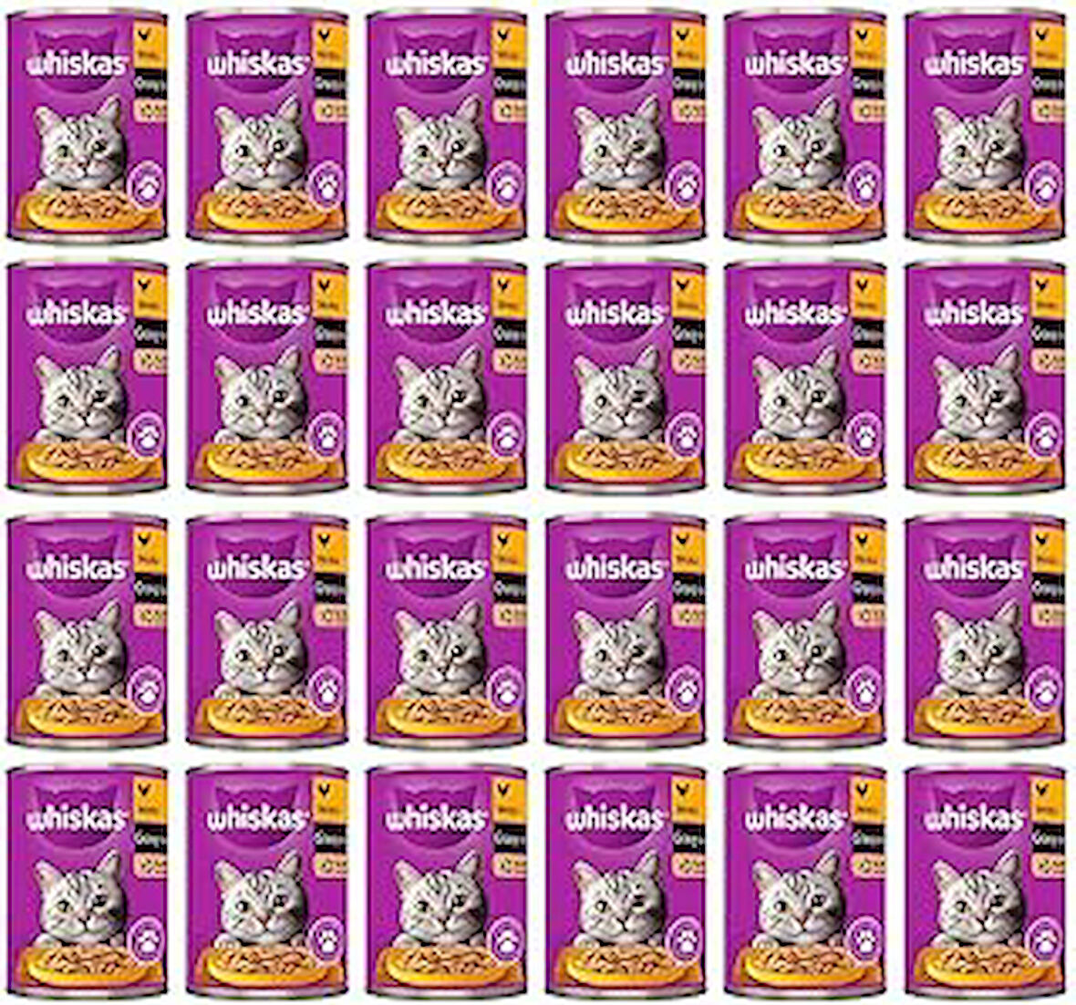 Whiskas Tavuklu 400 Gr x24, Kedi Yaş Mama