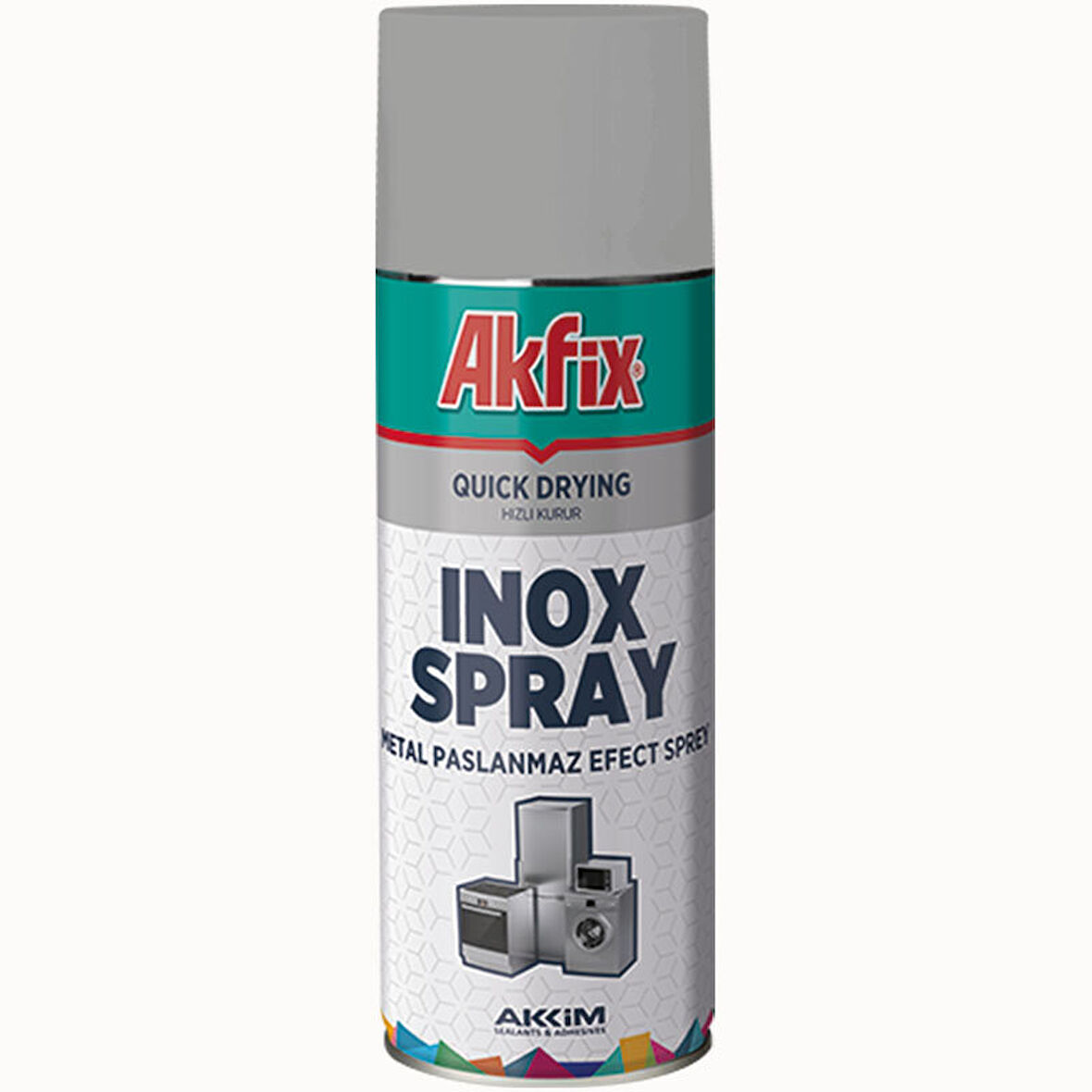 Sprey Boya Inox Çelik Efekt 400ml 300gr