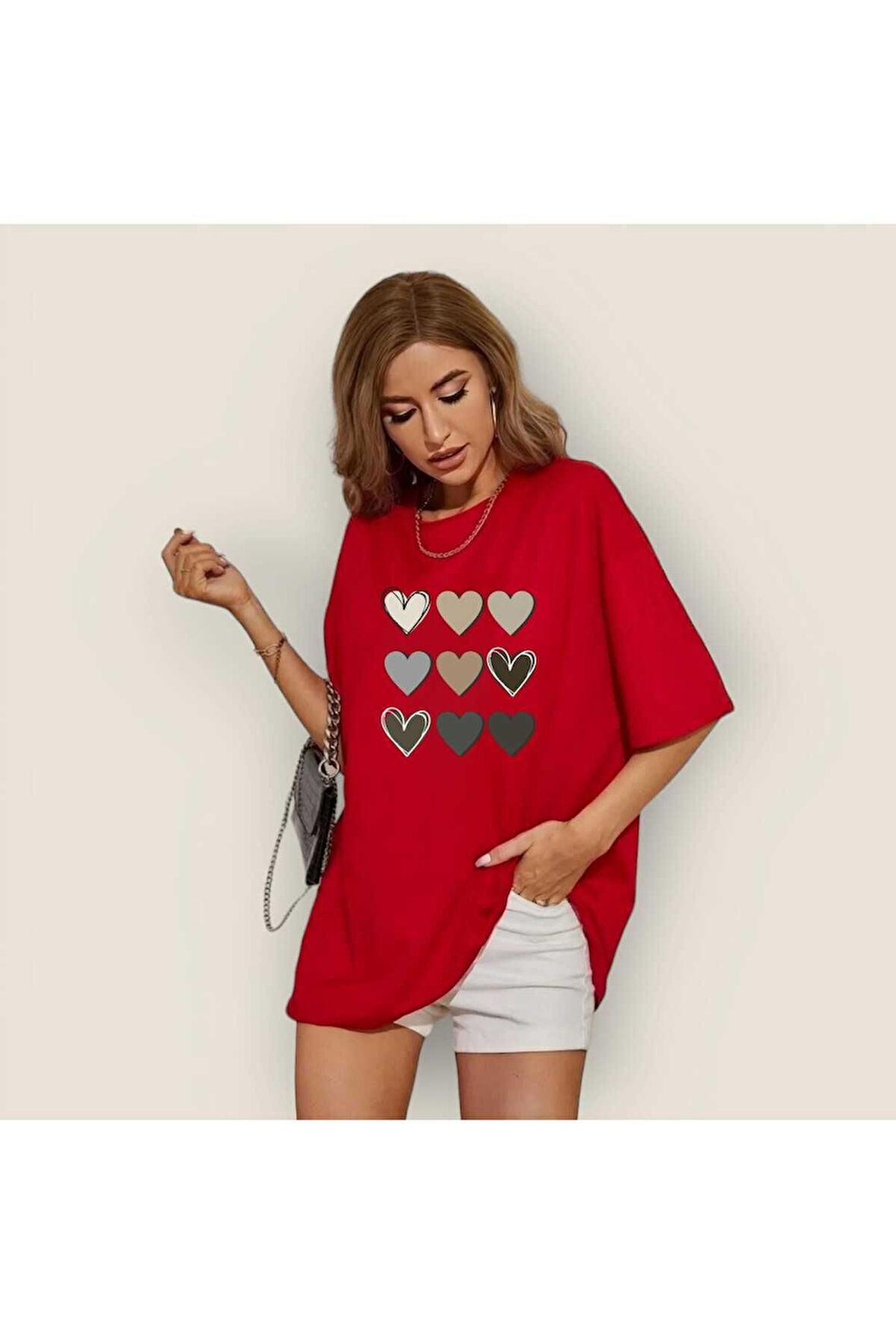 Love Yourself garalio Baskılı T-shirt