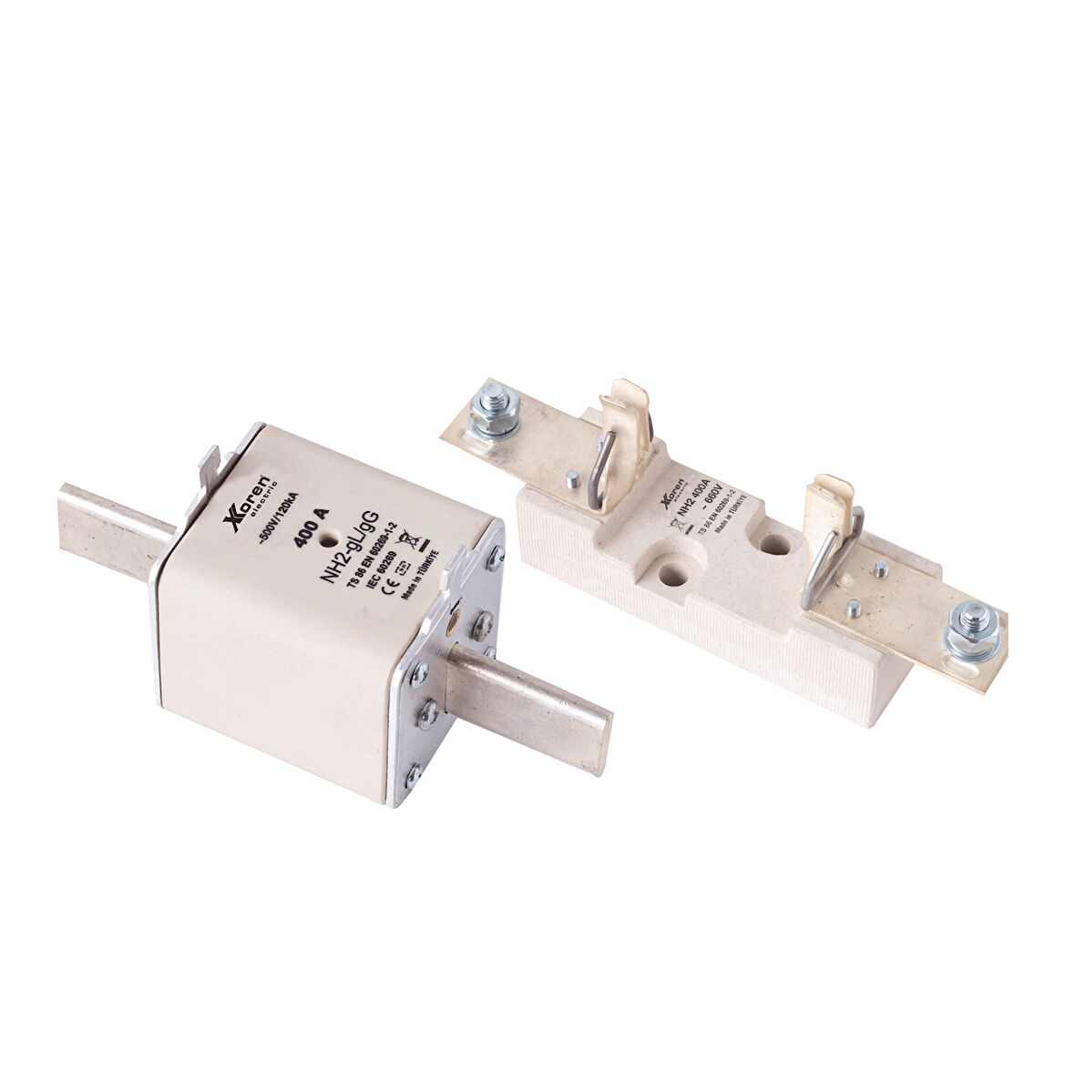 XKOREN NHC00 boy 20A 120kA NH Bıçaklı Sigorta (90 Adet)