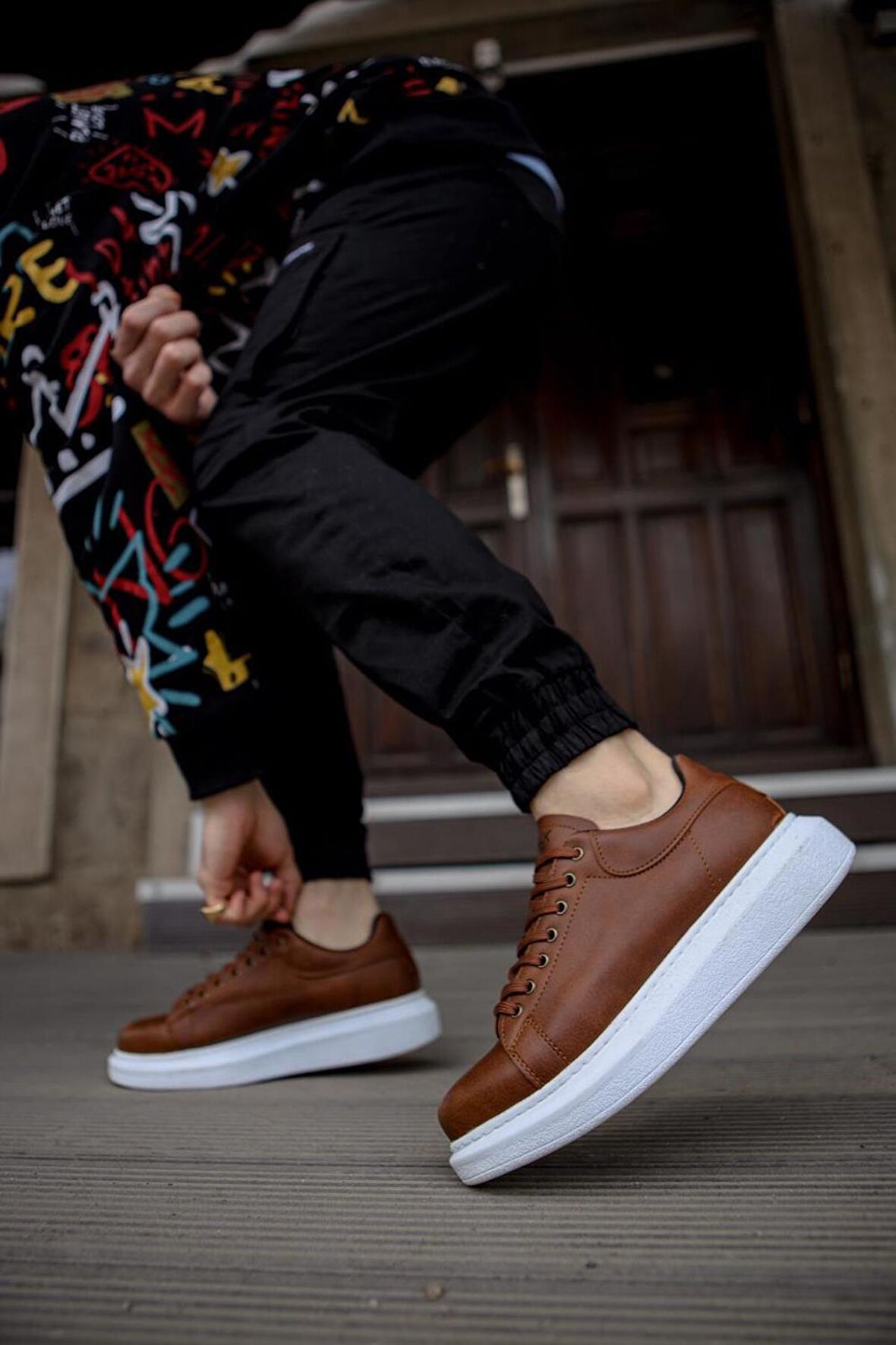 Xramburada Yüksek Taban Günlük Ayakkabı 044 Taba