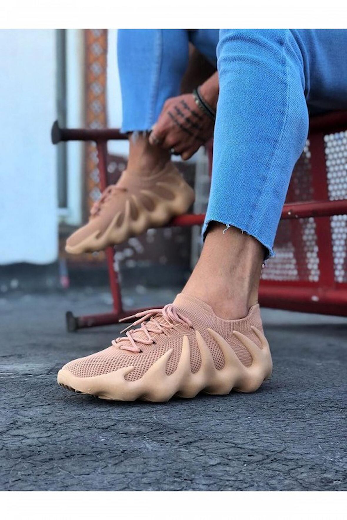 Xramburada 300 Taba Triko Sargı Taban Casual Erkek Ayakkabı