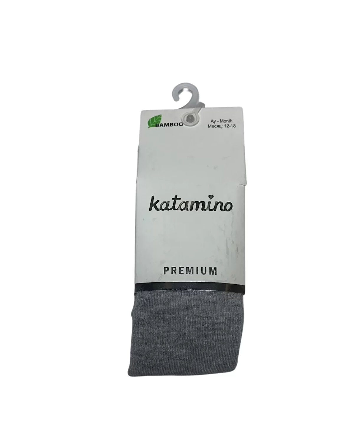 Katamino Liva Bebek Bambu Külotlu Çorap K36000 Gri