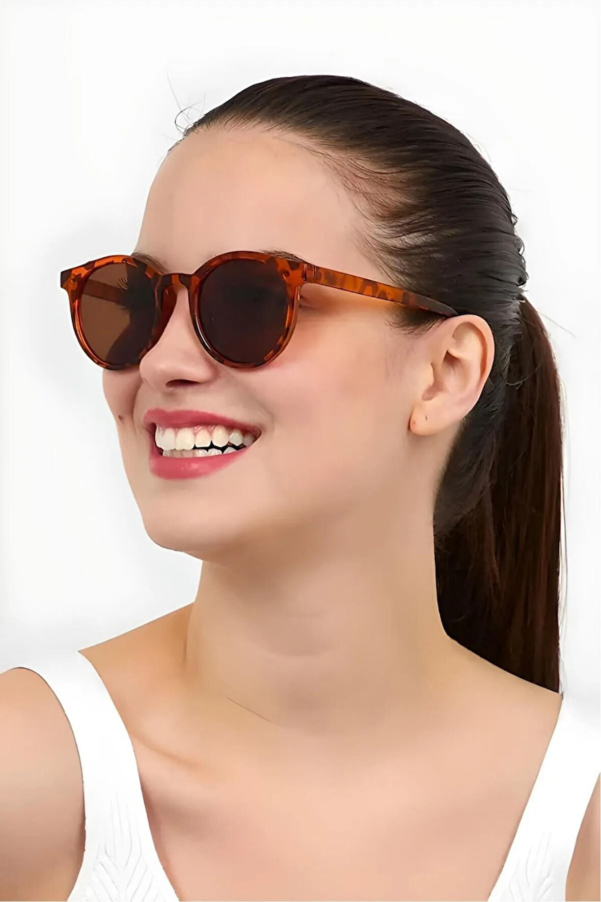 ÜNİSEX LEOPAR DESENLİ GÜNEŞ GÖZLÜĞÜ