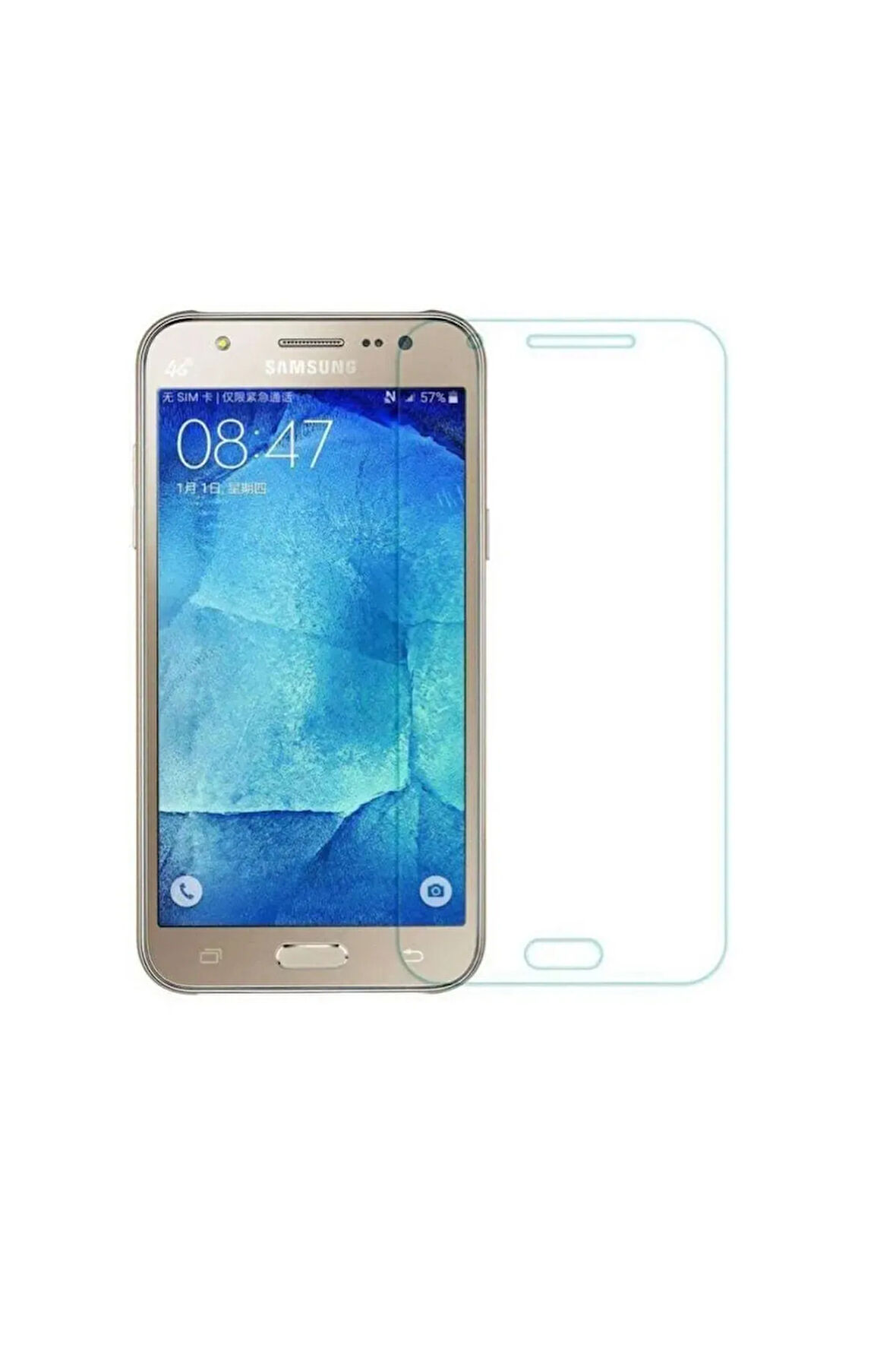 Samsung Galaxy J5 2016 Ekran Koruyucu Cam Tam Uyumlu Temperli Cam Kırılmaz Cam