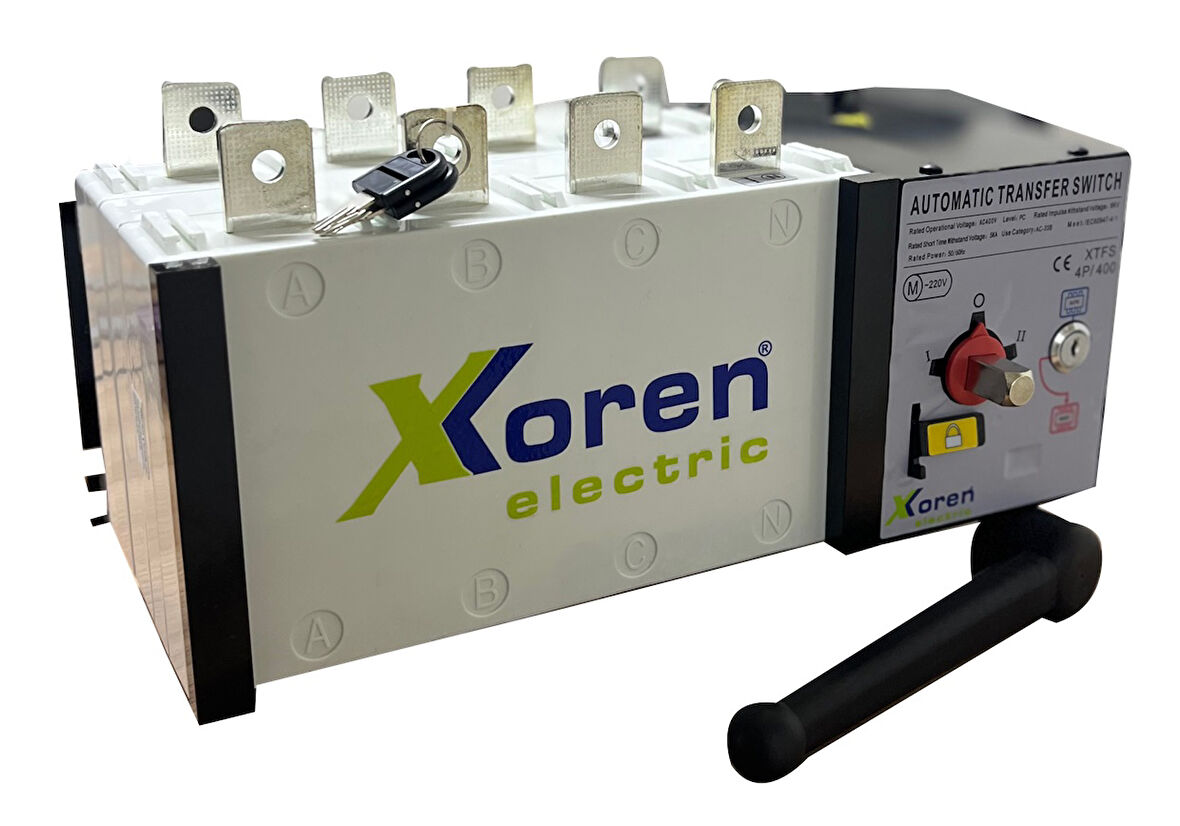 XKOREN 630A 4 Kutup Otomatik Transfer Şalteri