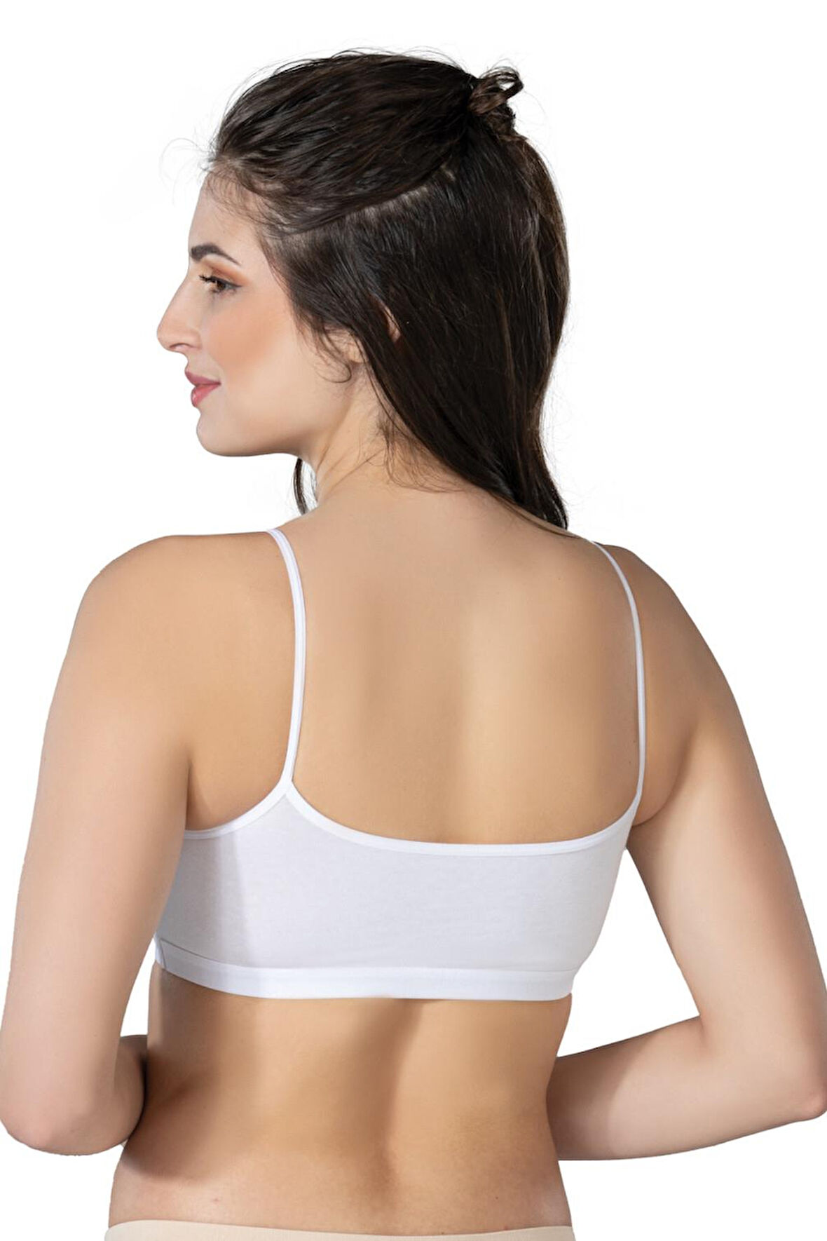 BEYAZ    Cotton Pedli Büstiyer