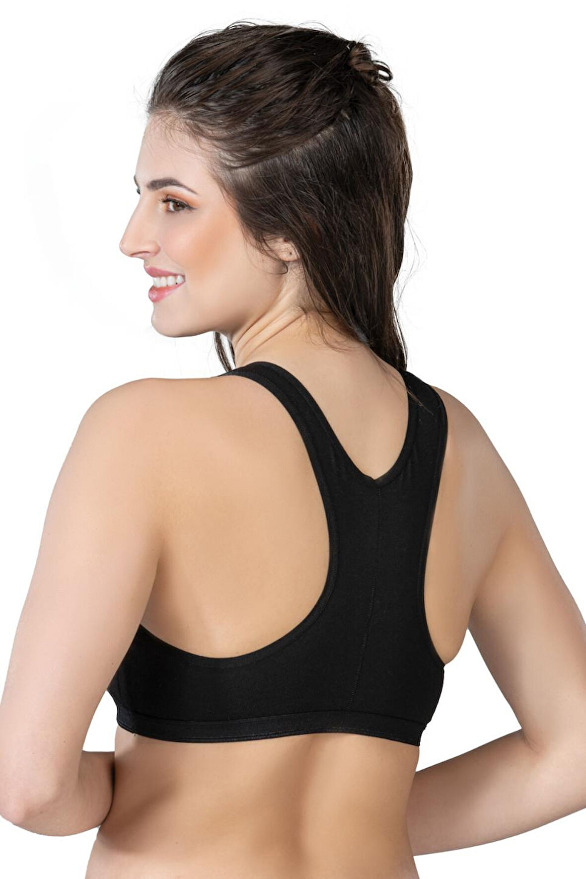 SİYAH    Cotton Sporcu Büstiyer