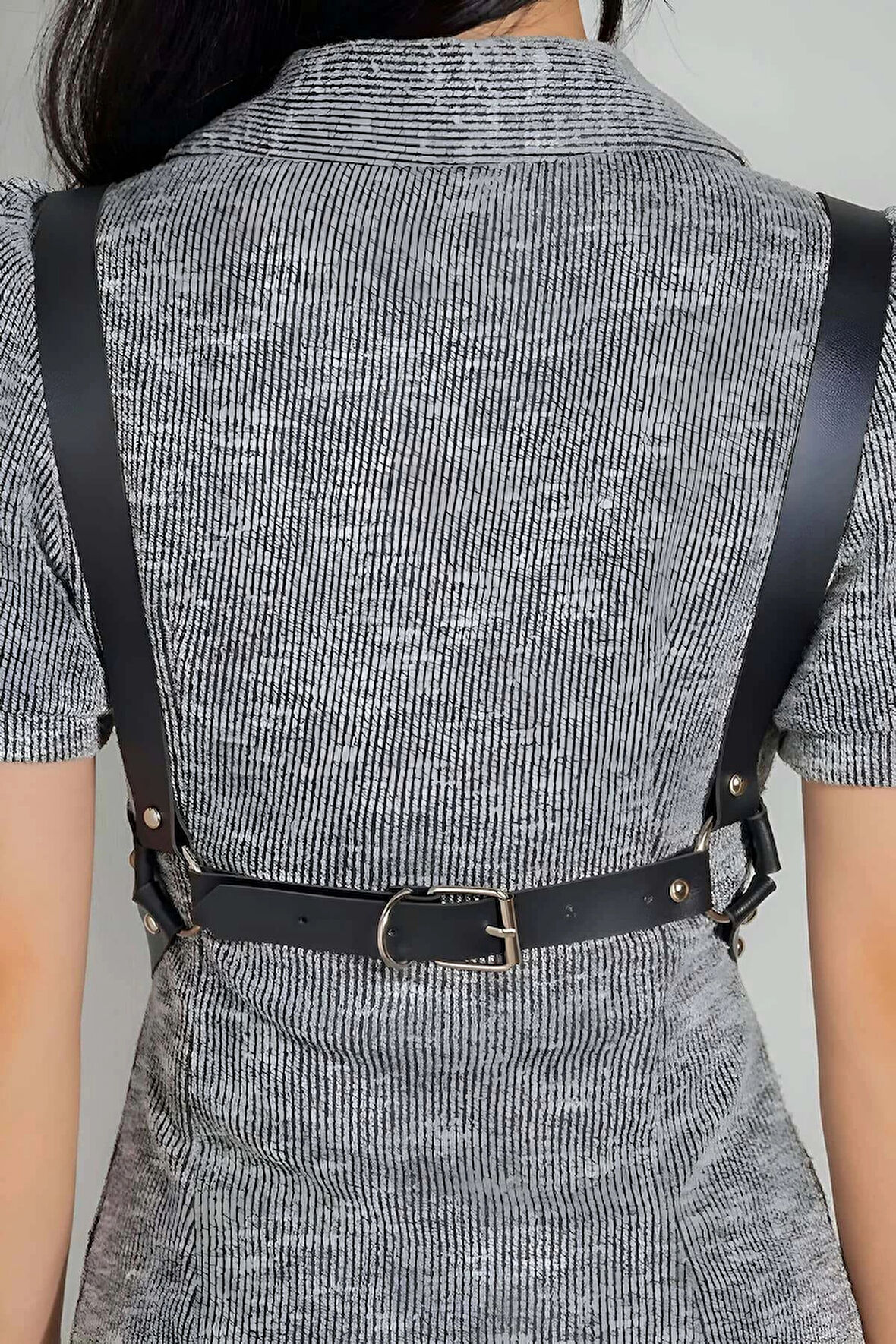 Giysi Üzeri Bel Kemeri, Deri Göğüs Aksesuar