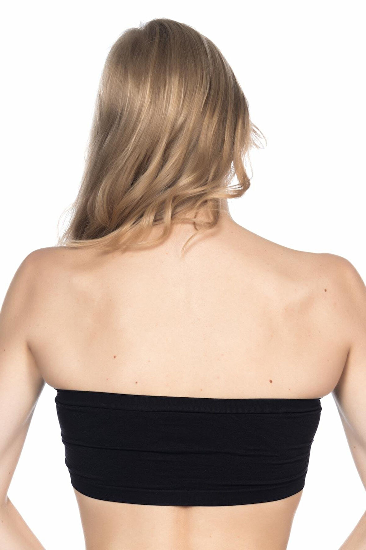 SİYAH   Soft Straplez Büstiyer