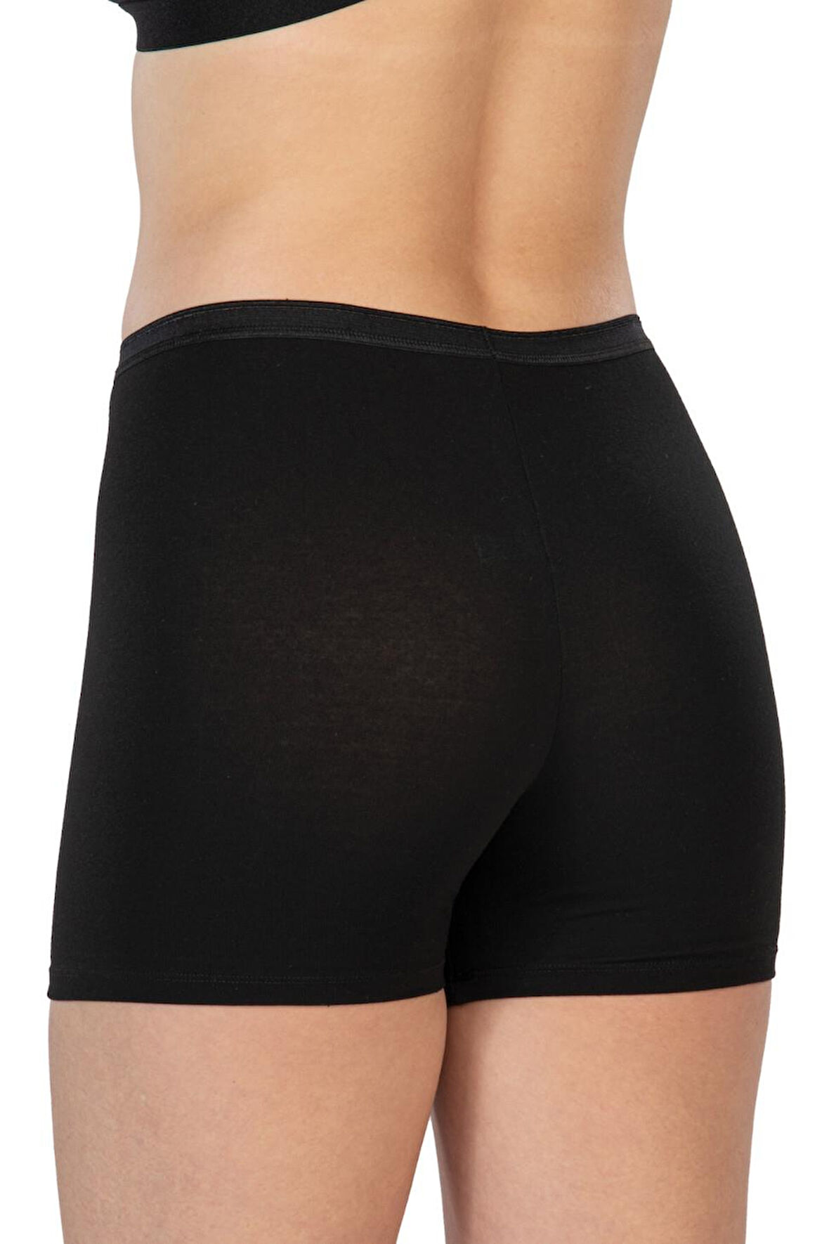 SİYAH    Cotton Mini Tayt