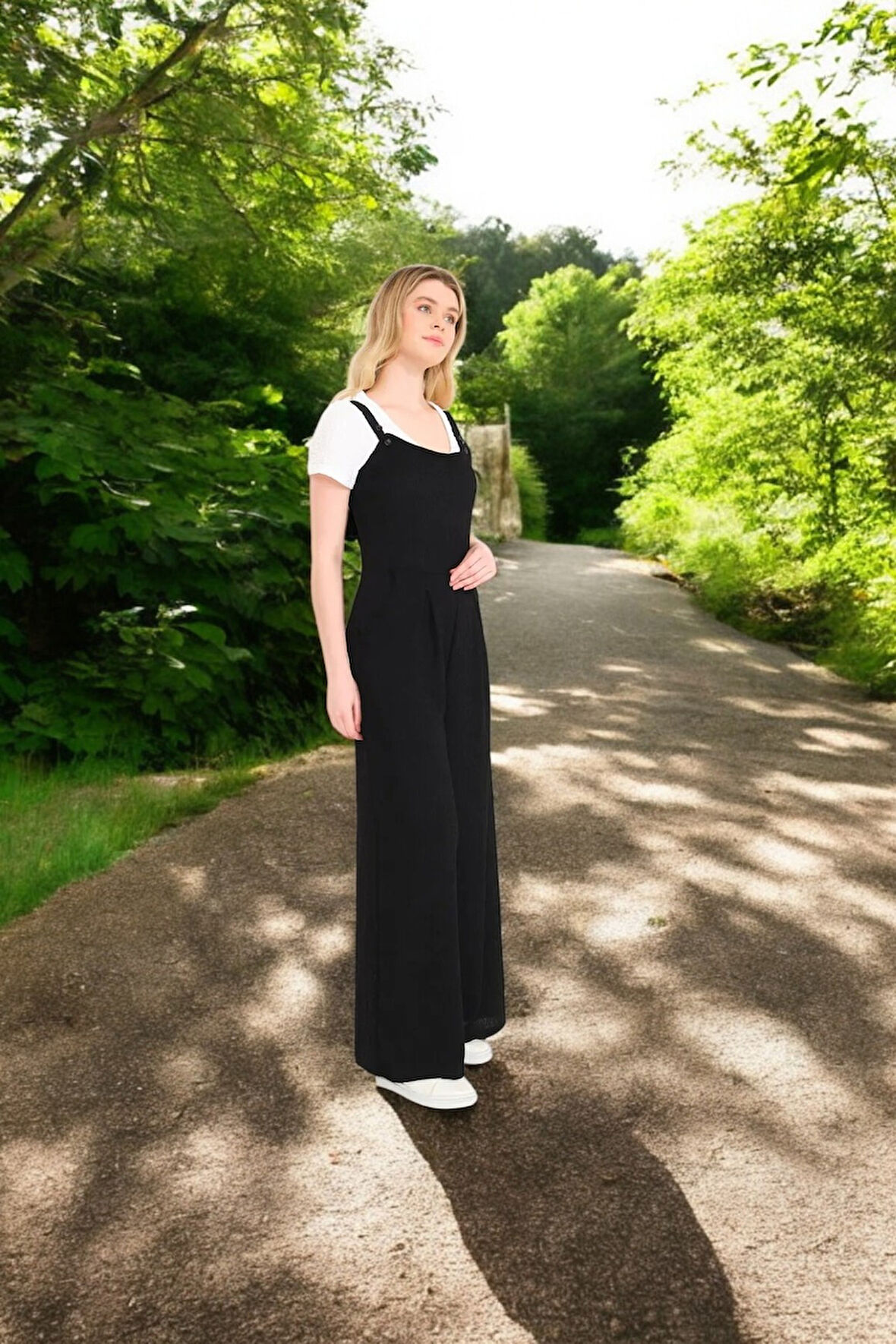 Yazlık Salaş Keten Tulum