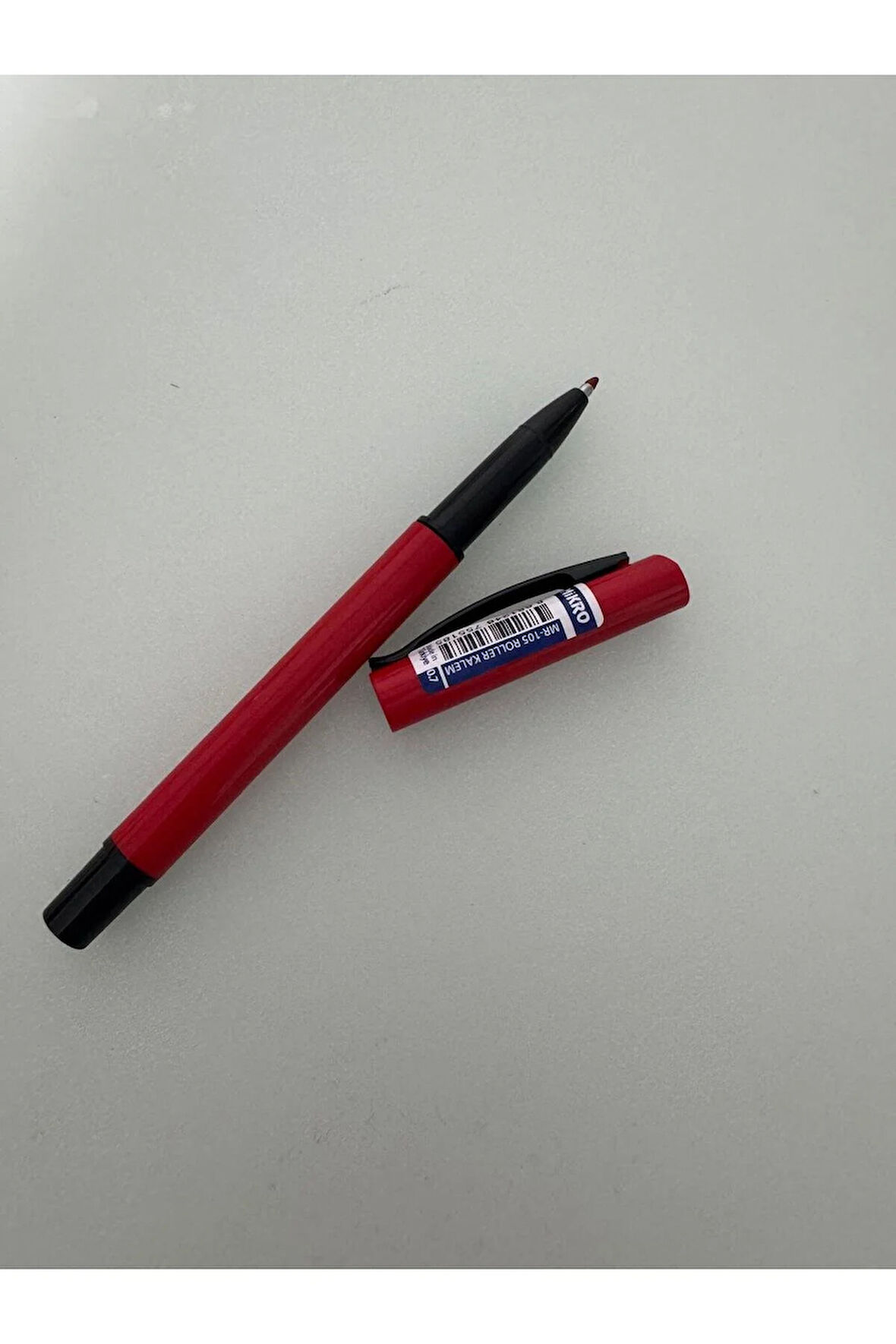 Roller Kalem Mavi Murekkep 0.7 Kırmızı Gövde (3 Adet)