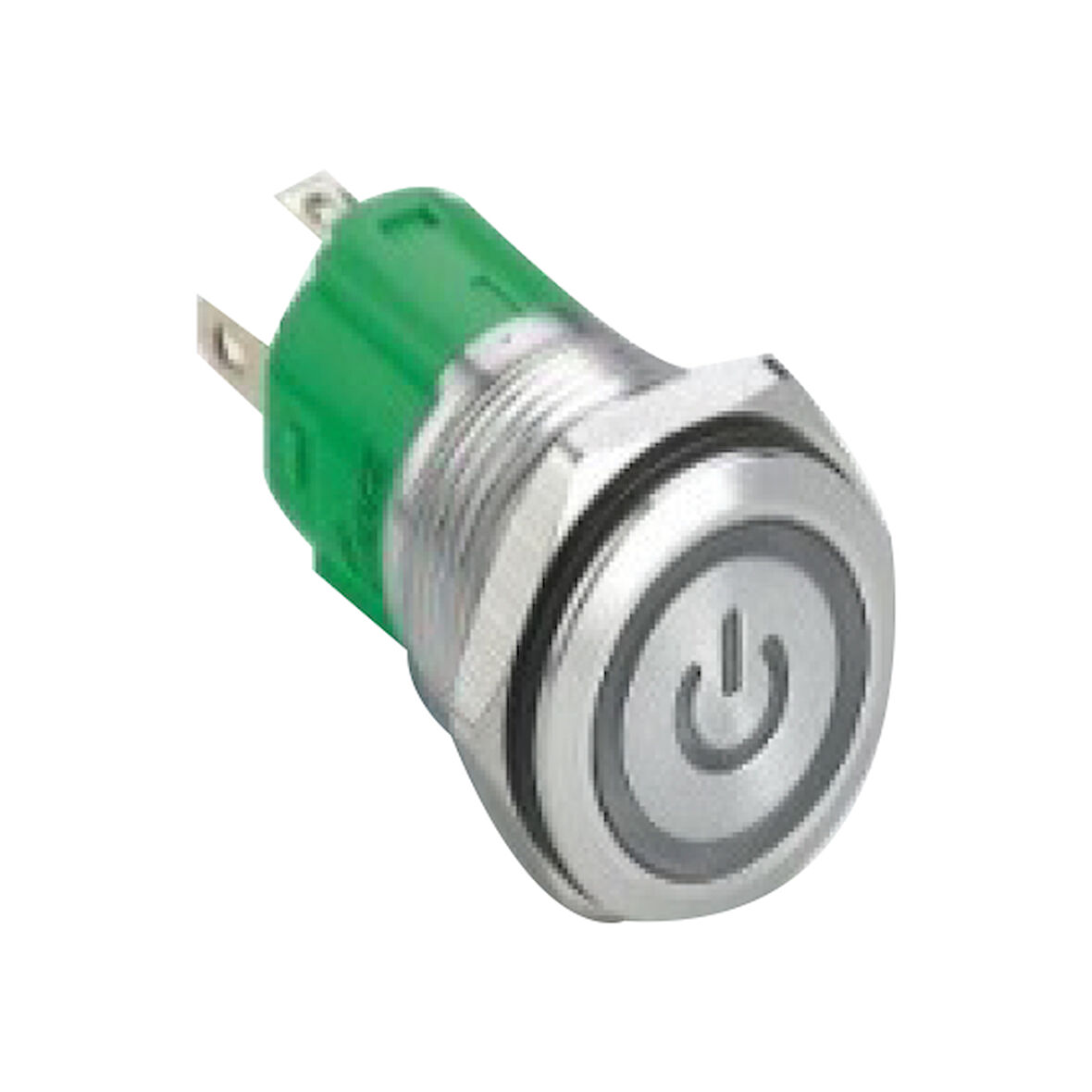 XKOREN 1NO+1NC Kontaklı 16 mm Metal Anlık Kırmızı Led'li Buton (10 Adet)