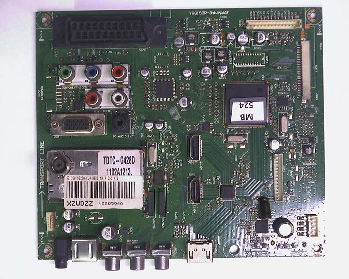 YRQ190R-8, XZW DZZ, ARÇELİK F 82-203 3HD Anakart
