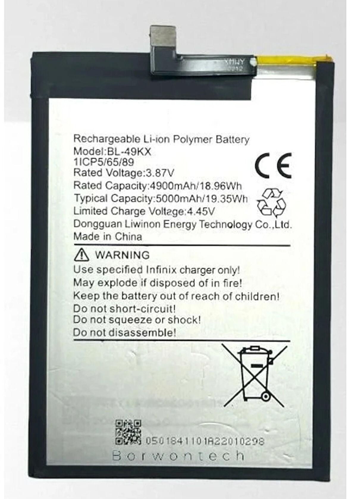 İnfinix Uyumlu Note 12 Bl-49kx Batarya 