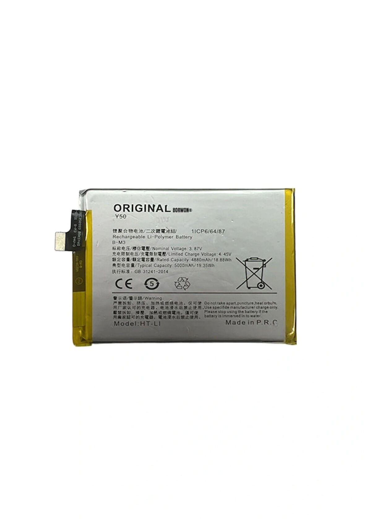 Vivo Uyumlu Y50 B-m3 Batarya 