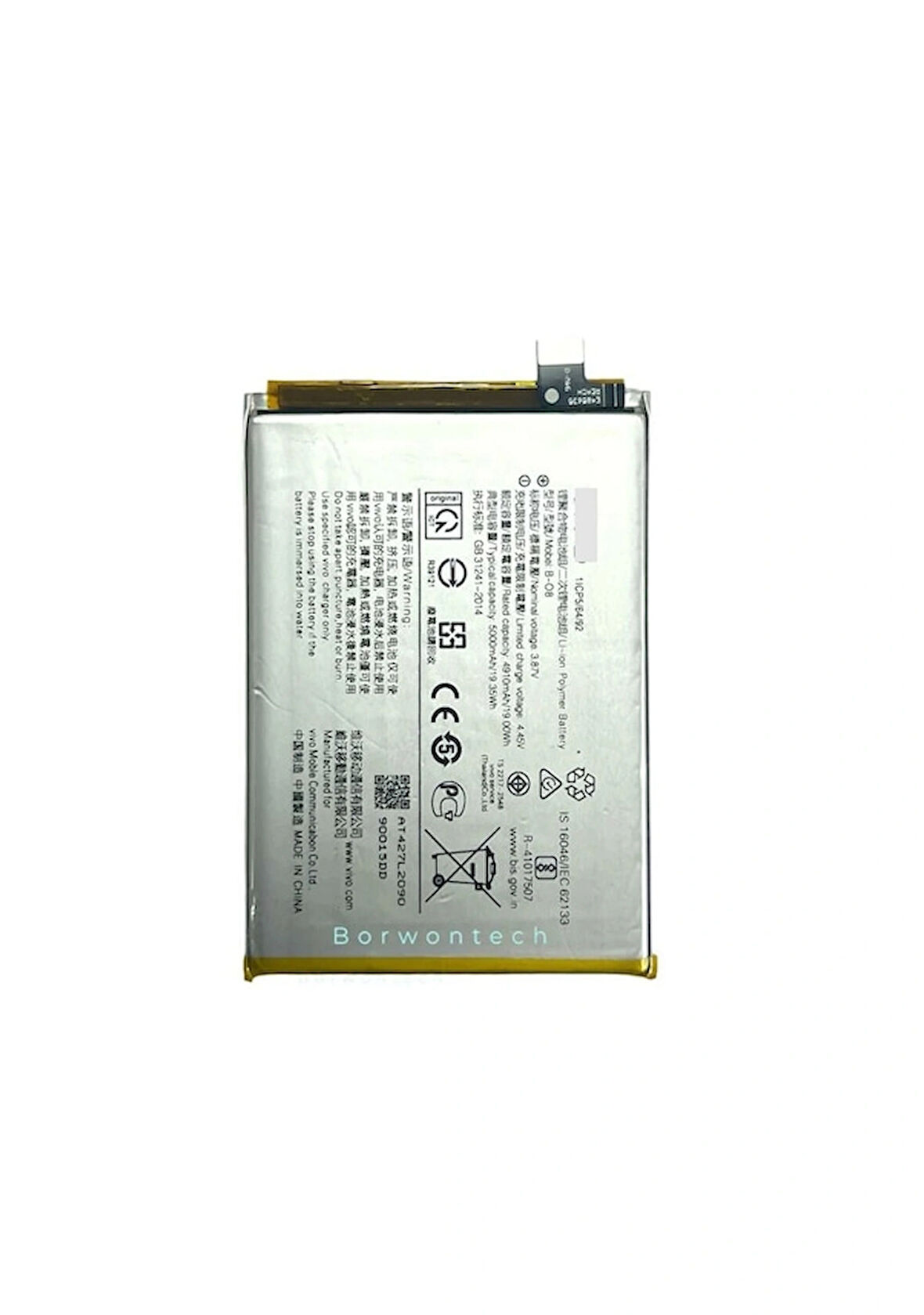  Vivo Uyumlu Y53s B-o8 Batarya