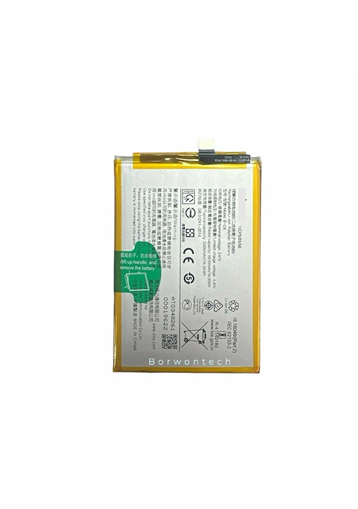 Vivo Uyumlu Y20 B-05 Batarya 