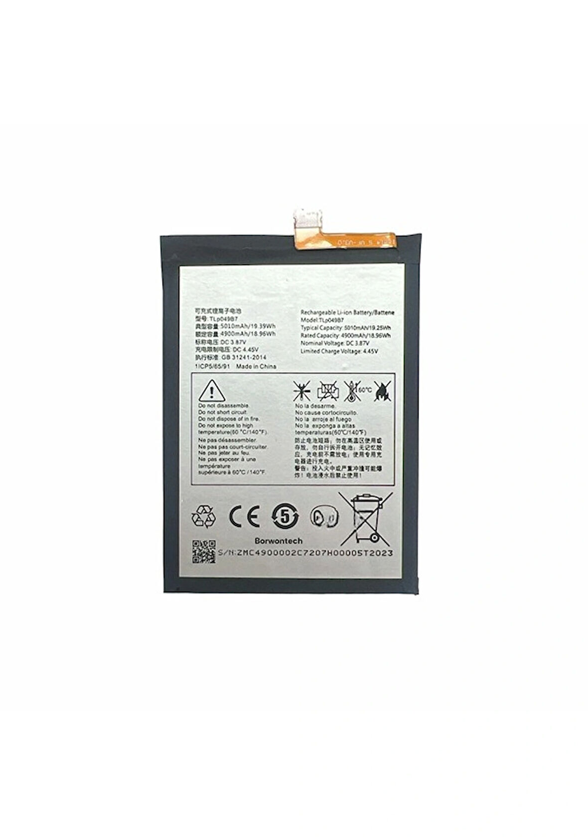Tcl Uyumlu 30 Plus Tlp049b7 Batarya 