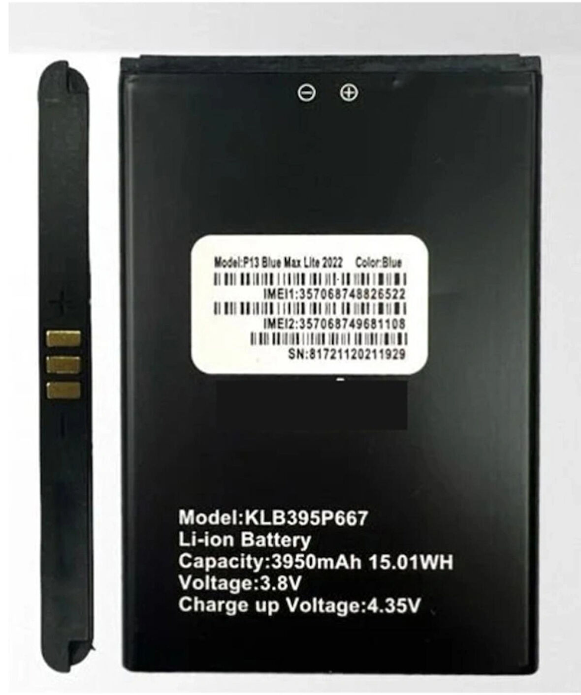 Reeder Uyumlu P13 Blue Max Lite 2022 Batarya