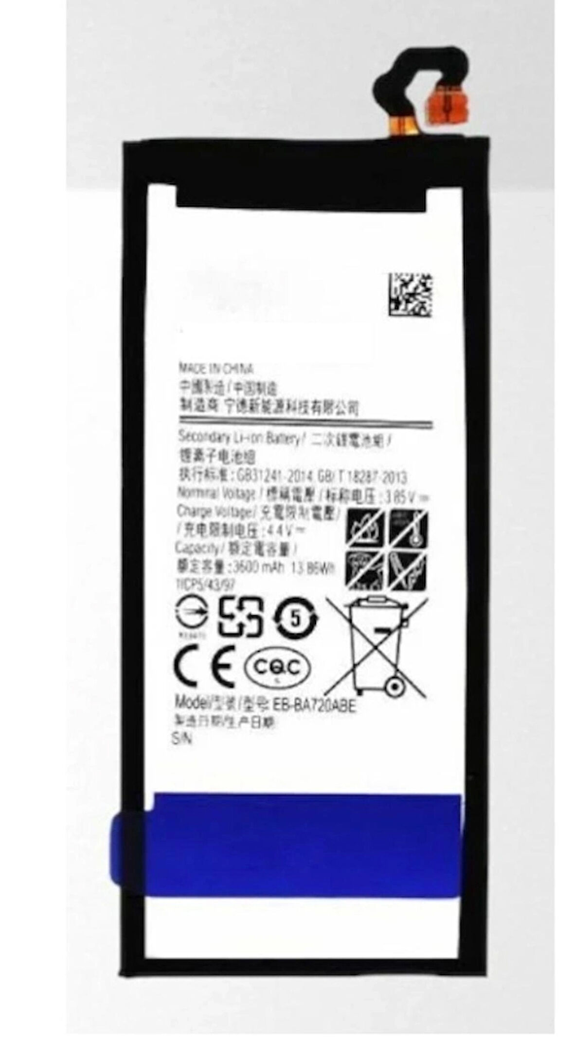 Samsung Uyumlu Galaxy A7 2017 A720 Batarya