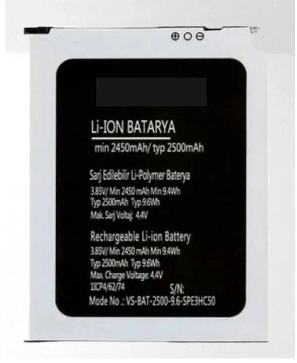 Vestel Uyumlu Venüs E3 Batarya