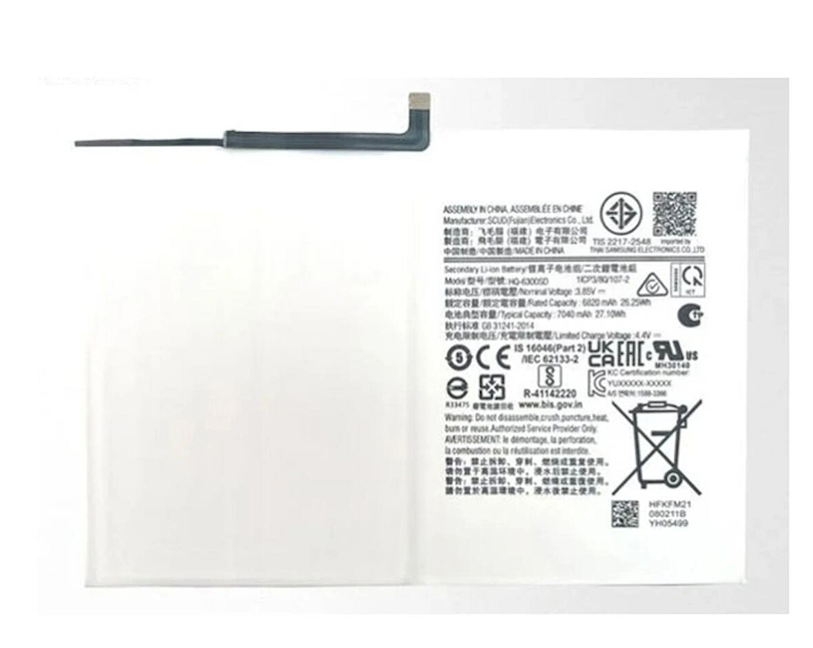 Samsung Uyumlu Galaxy Tab A7 T500 Batarya