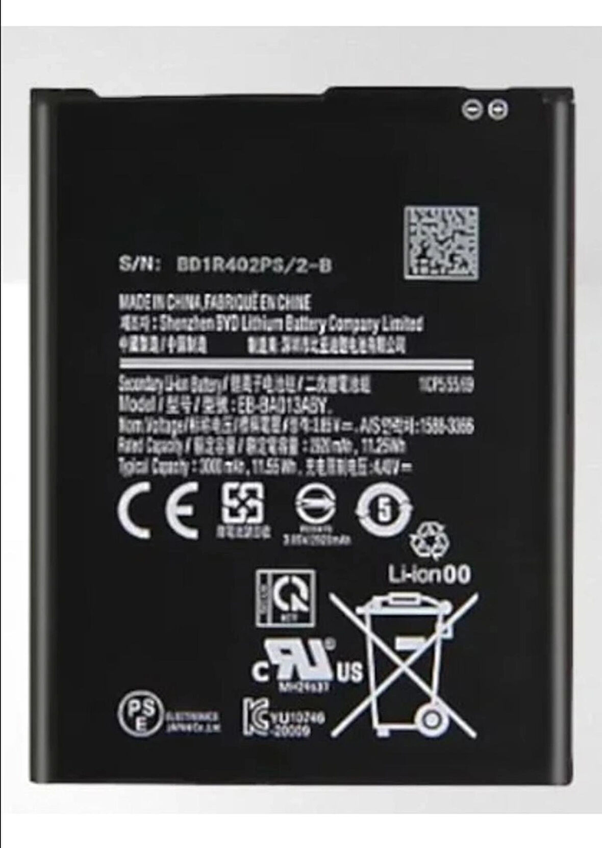 Samsung Uyumlu Galaxy A01 Core A013 Batarya