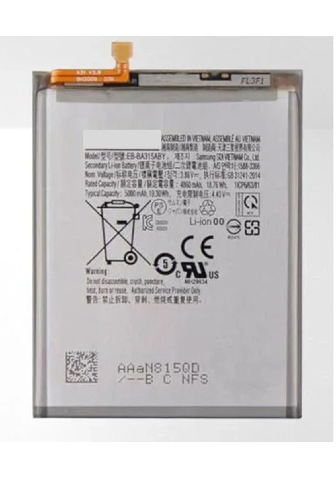 Samsung Uyumlu Galaxy A31 A315 Batarya 