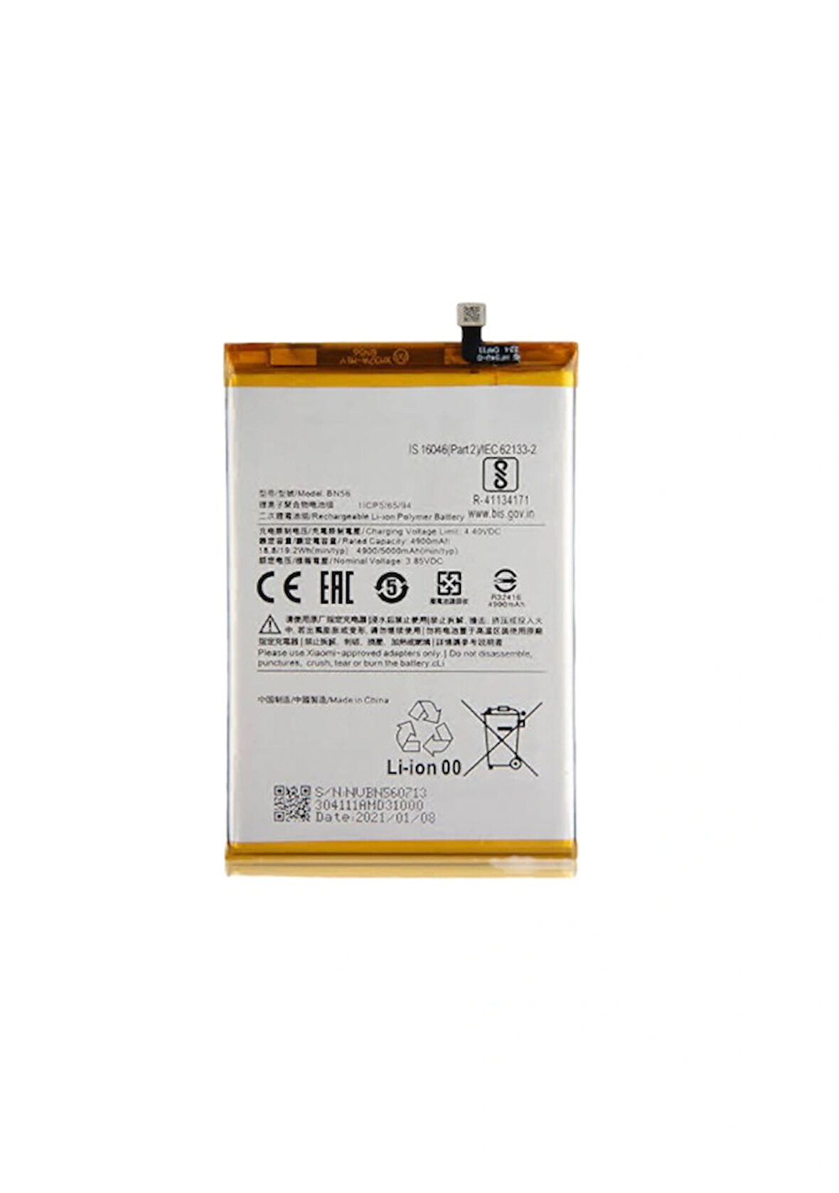 Xiaomi Uyumlu Redmi 9a Bn56 Batarya 