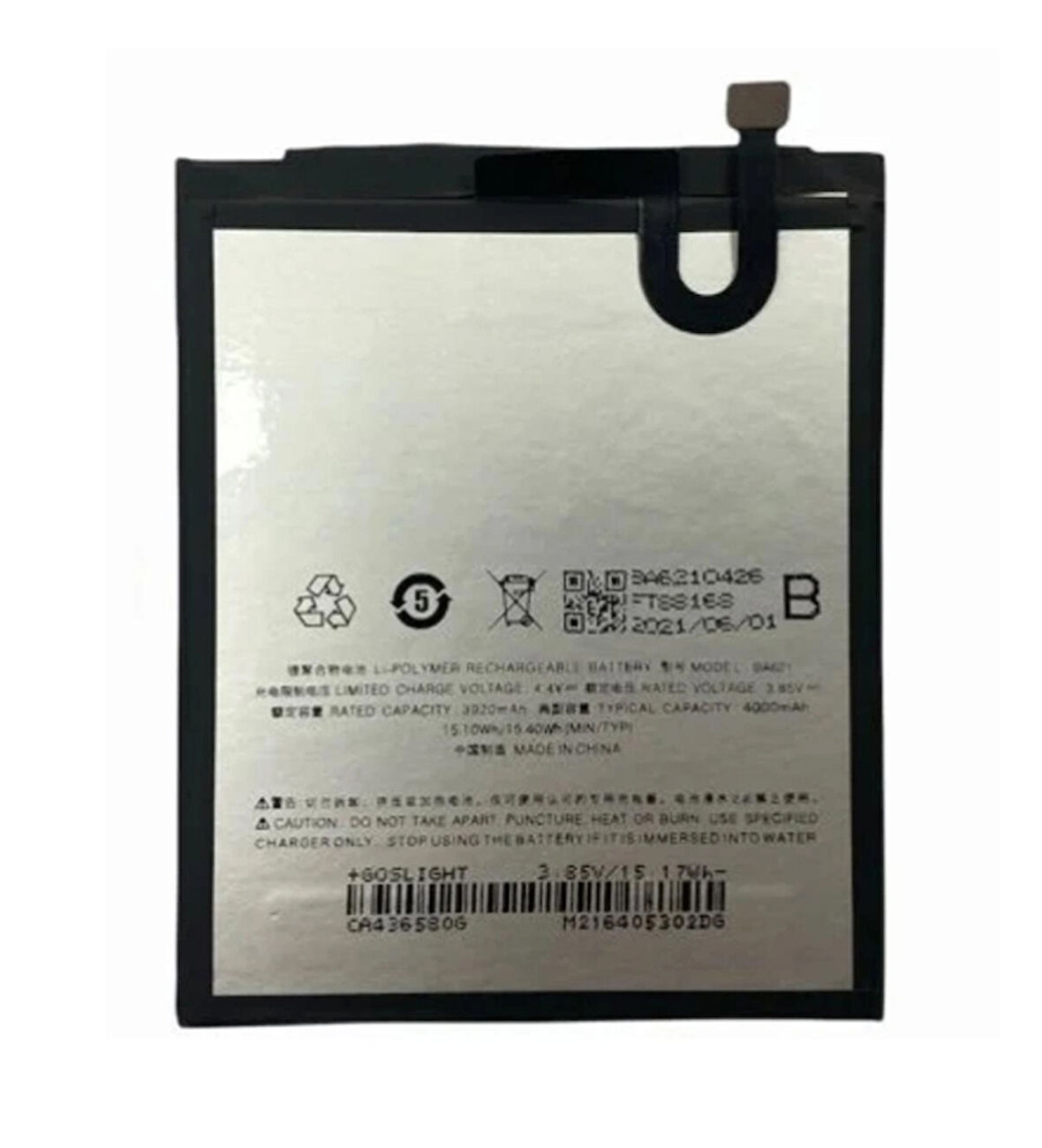 Meizu Uyumlu M5 Note Ba612 Batarya
